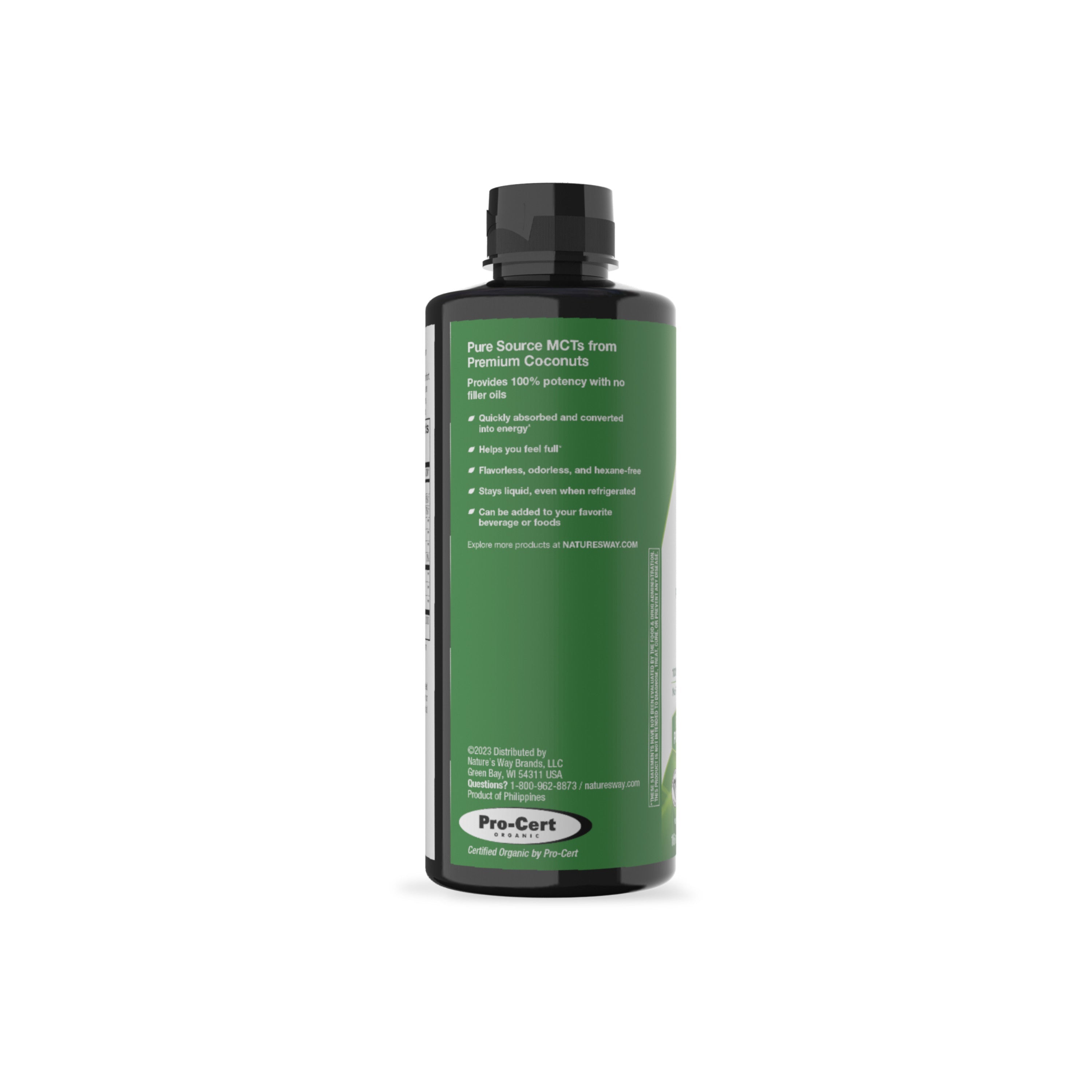 100% Organic MCT Oil - For Brain & Body Fuel