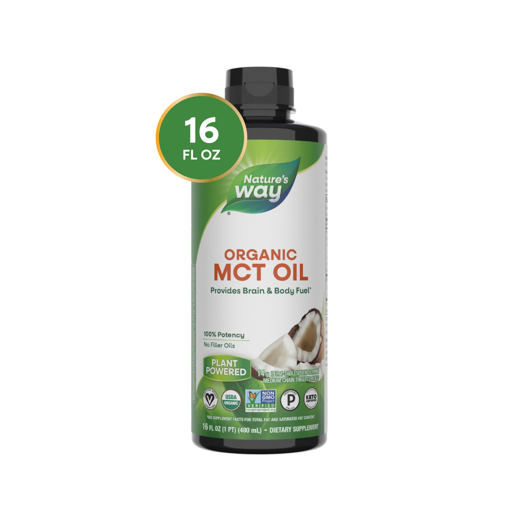 100% Organic MCT Oil - For Brain & Body Fuel