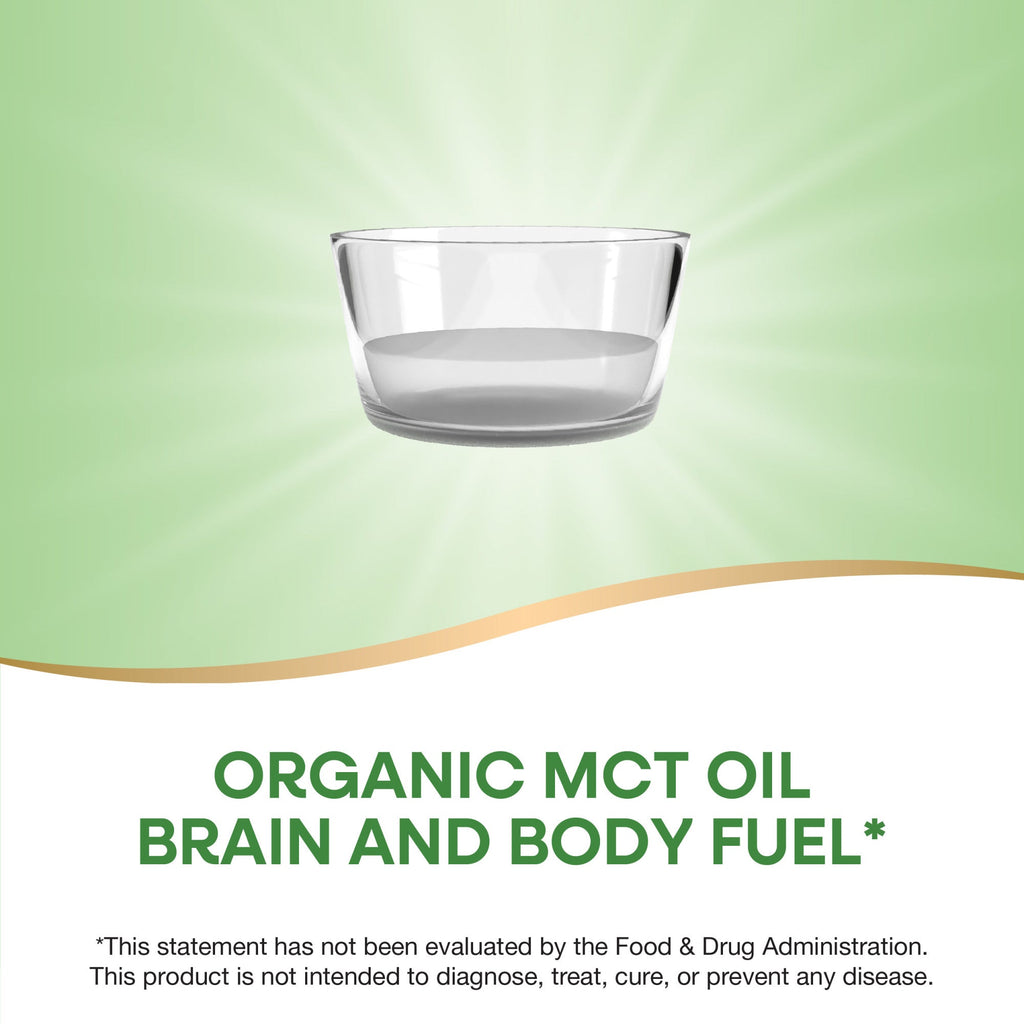 100% Organic MCT Oil - For Brain & Body Fuel