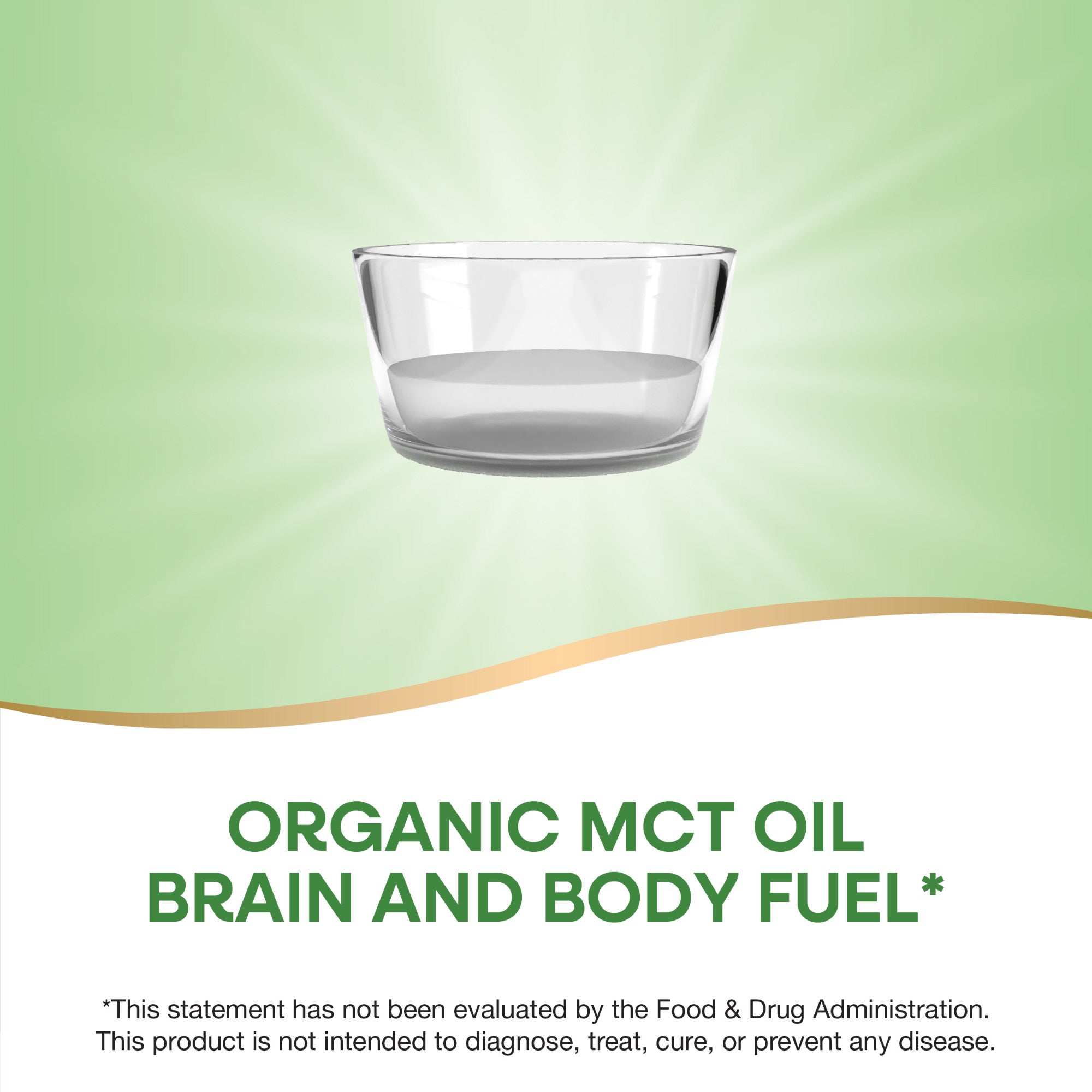 100% Organic MCT Oil - For Brain & Body Fuel