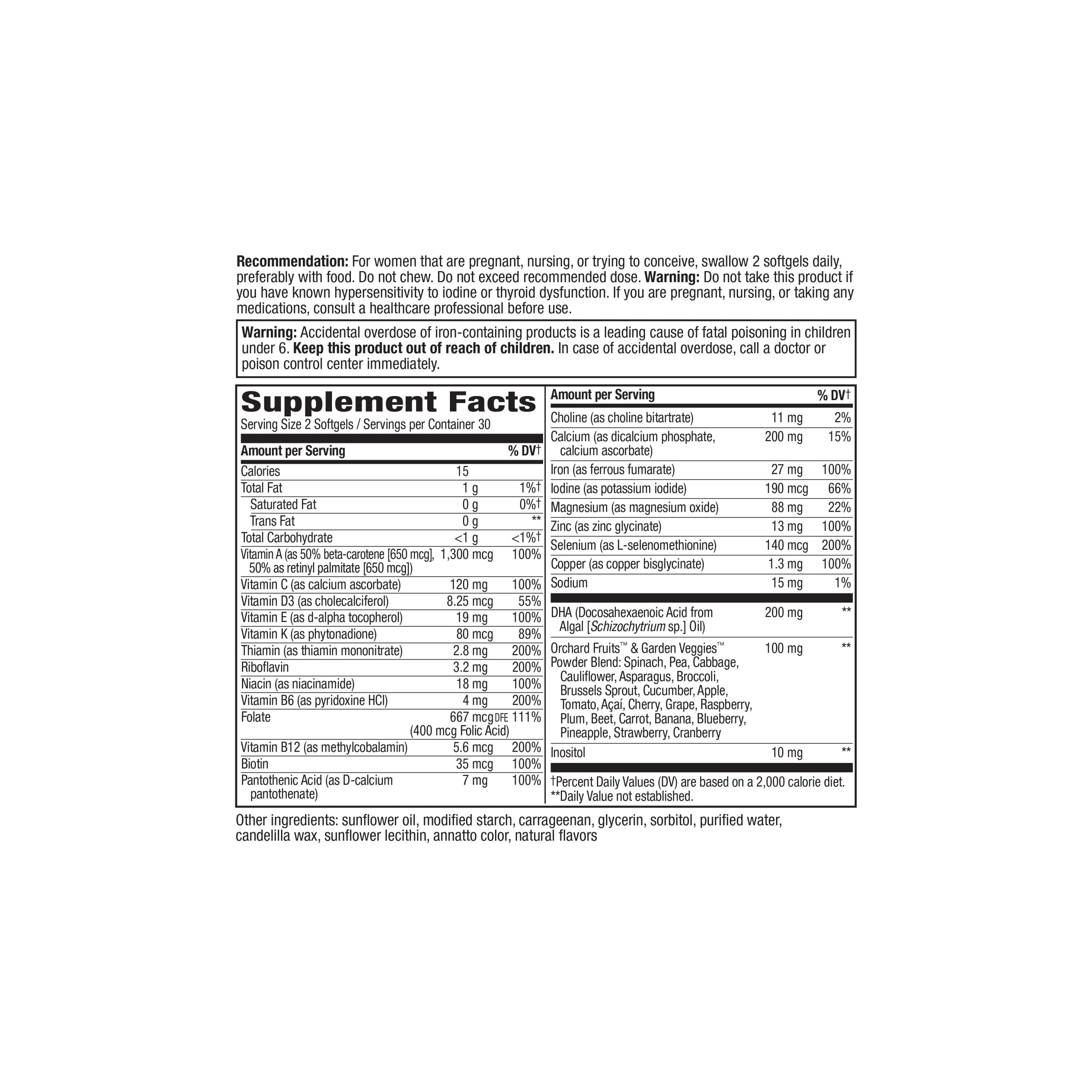 Alive! Premium Prenatal Multivitamin