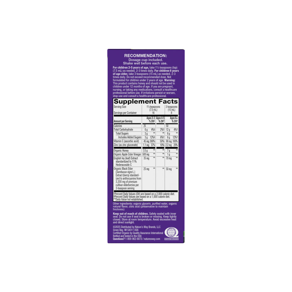 Sambucus Kids Cough + Immune Syrup