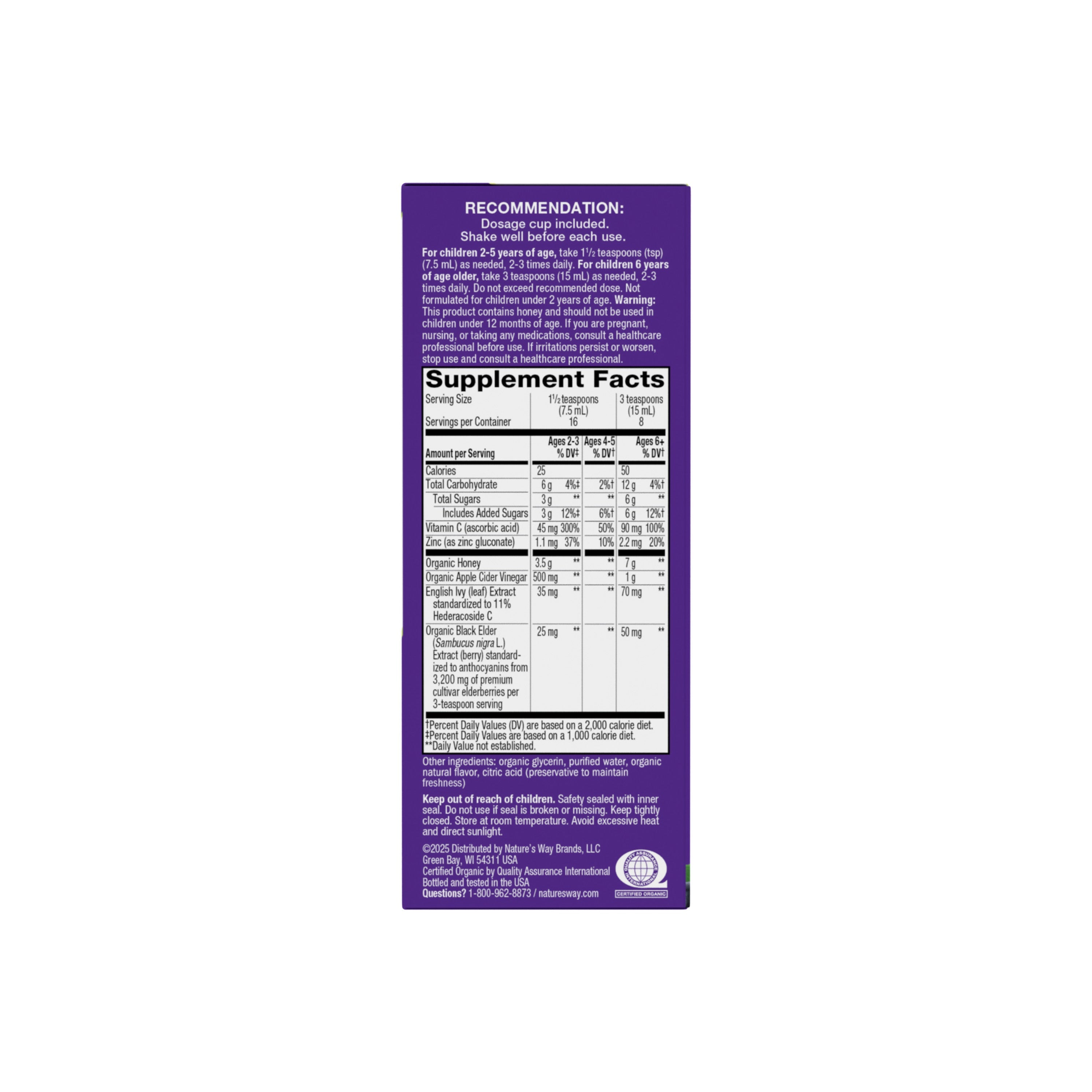 Sambucus Kids Cough + Immune Syrup