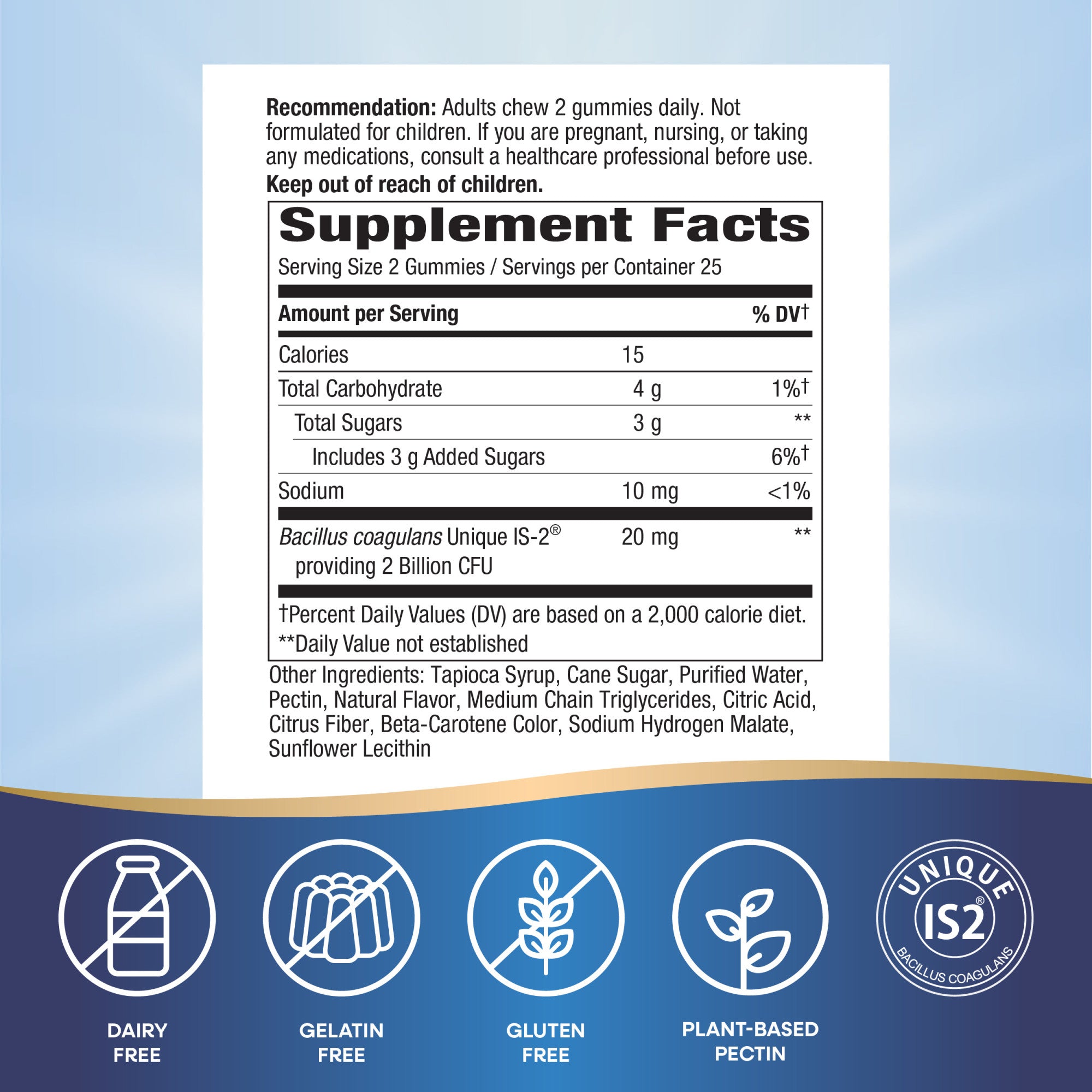 3-in-1 Probiotic Gummy