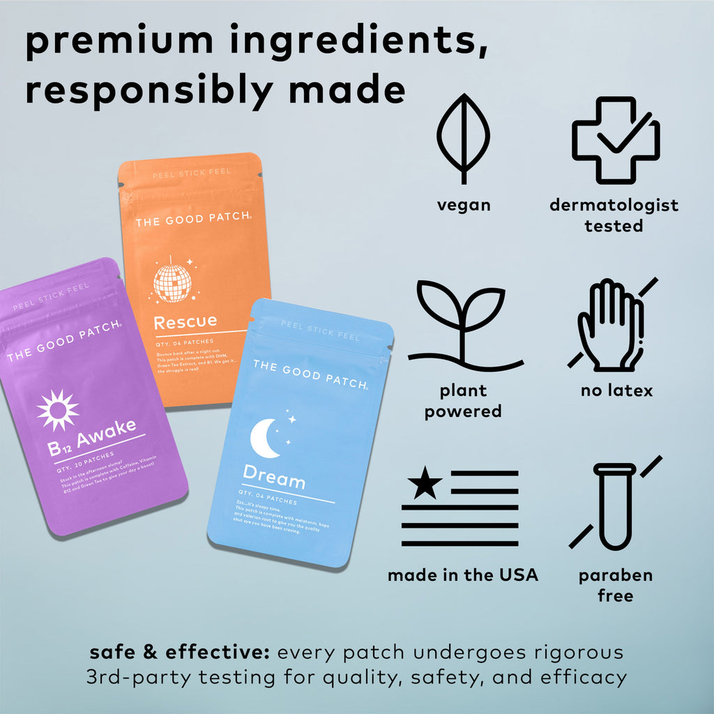 Wearable Wellness Patches - The Essentials Set