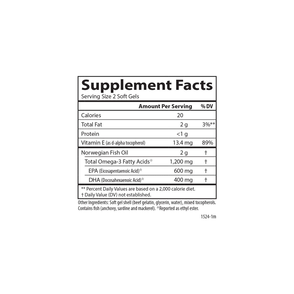 Super Omegs 3 Gems - 1,200 mg Omega-3s