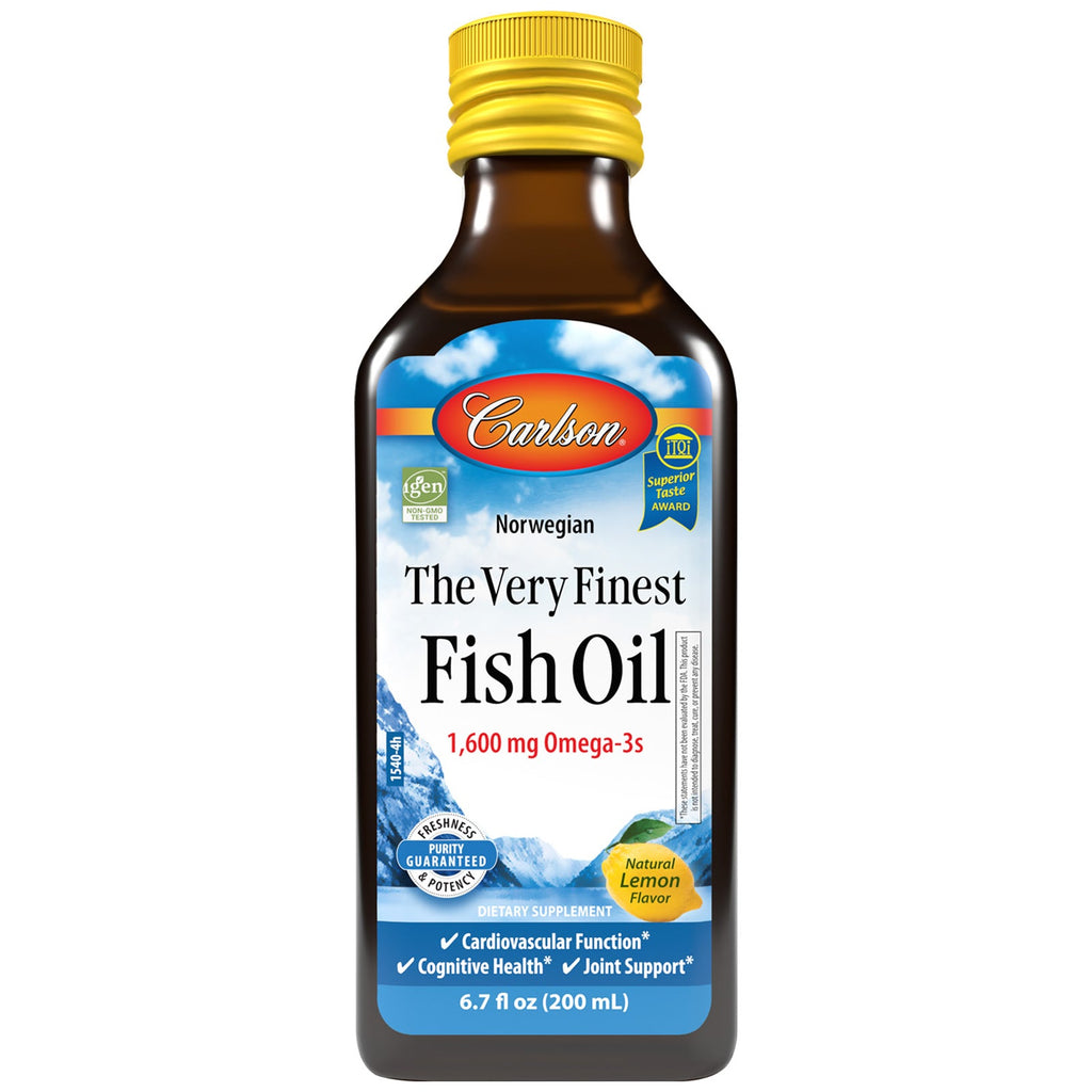 The Very Finest Fish Oil, Lemon Flavor