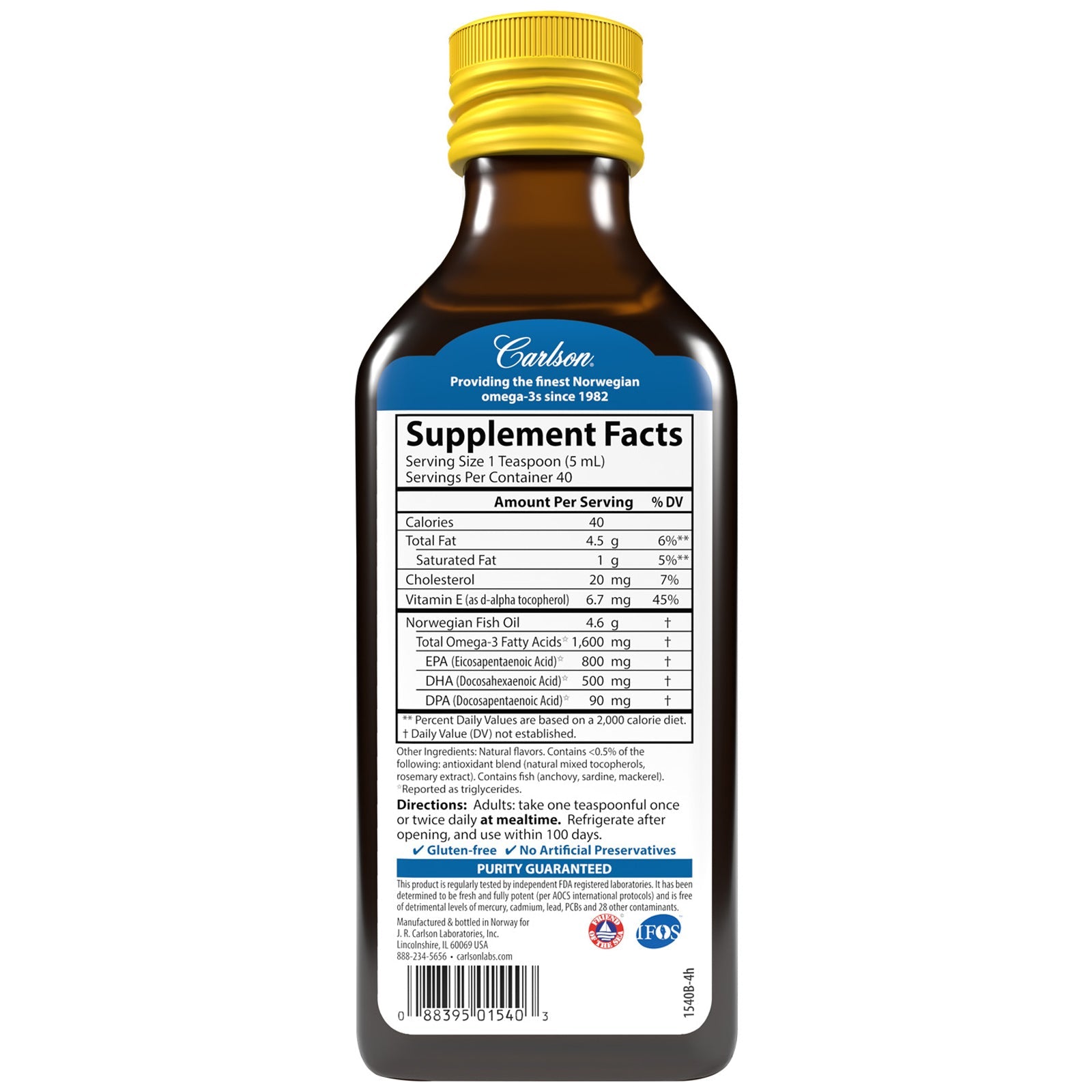 The Very Finest Fish Oil, Lemon Flavor