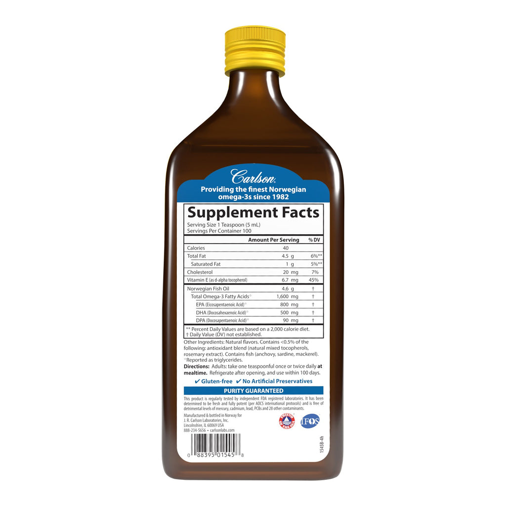 The Very Finest Fish Oil, Lemon Flavor