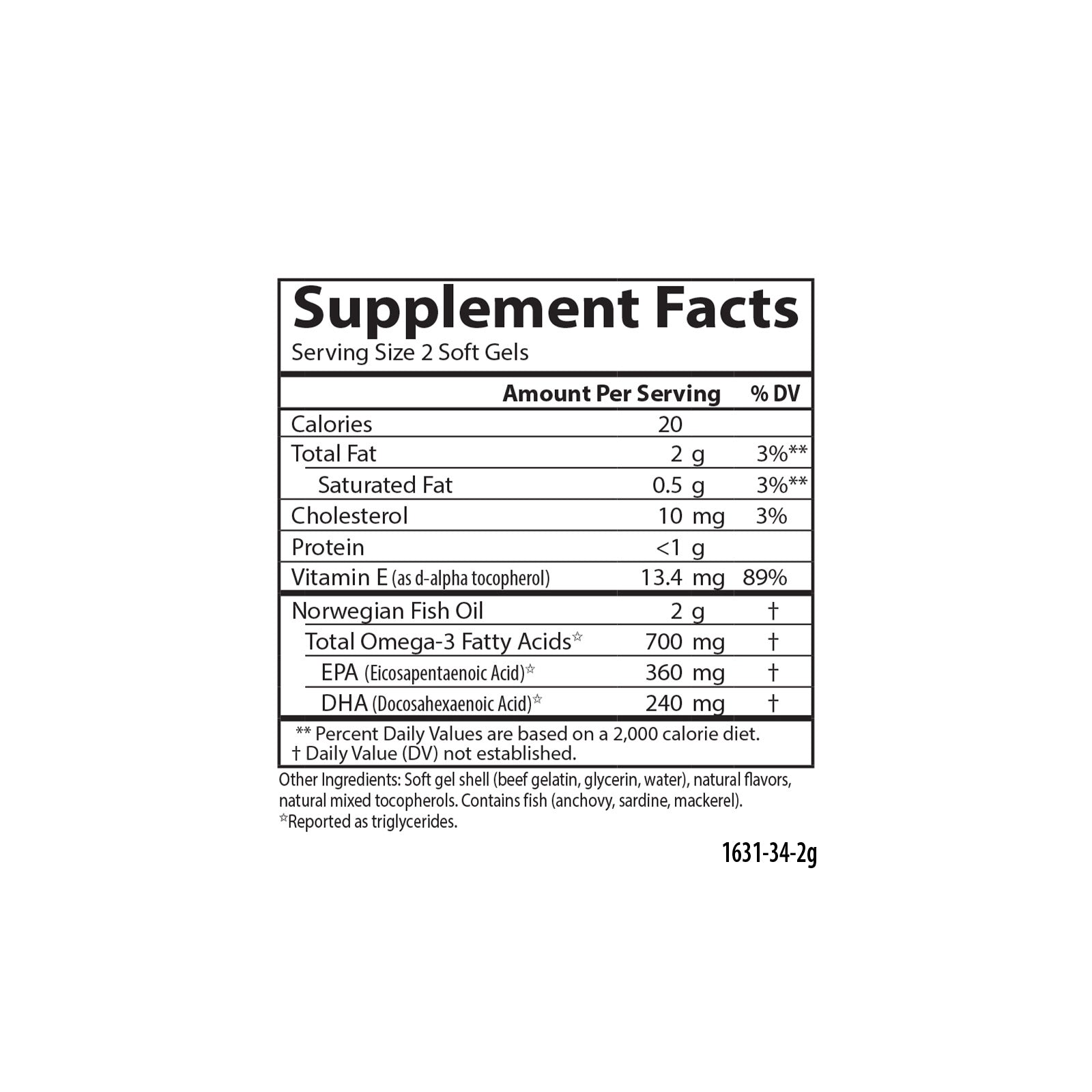 The Very Finest Fish Oil, Softgel - 700 mg Omega-3s