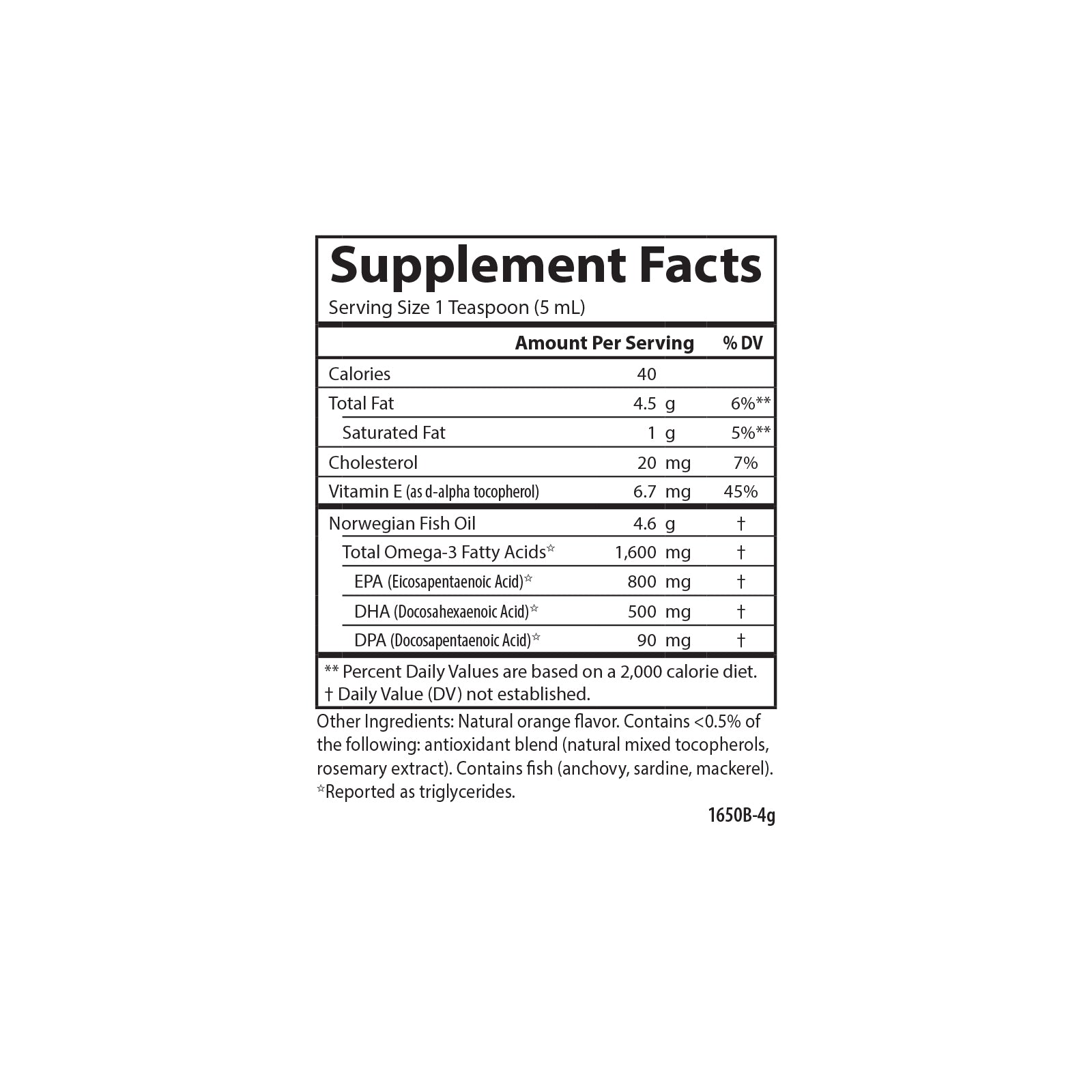 The Very Finest Fish Oil, Orange Flavor