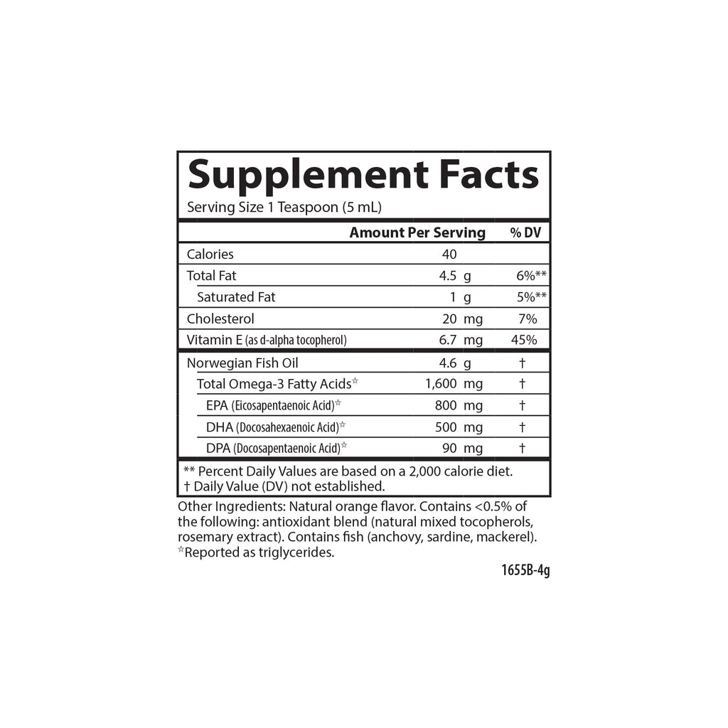 The Very Finest Fish Oil, Orange Flavor
