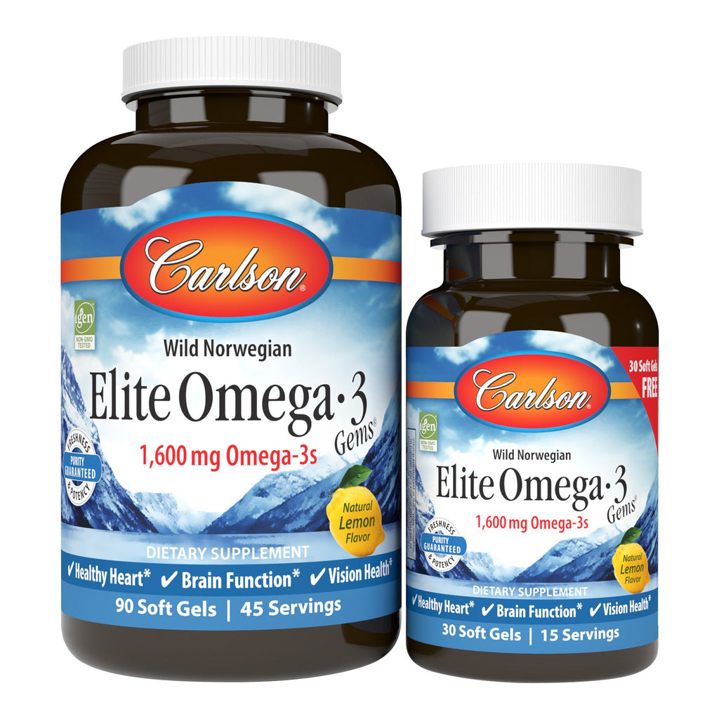 Elite Omega 3 Gems - 1,600 mg Omega-3s