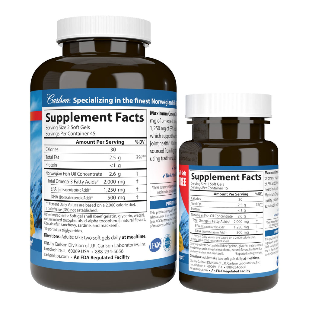 Maximum Omega 2000 - 2,000 mg Omega-3s