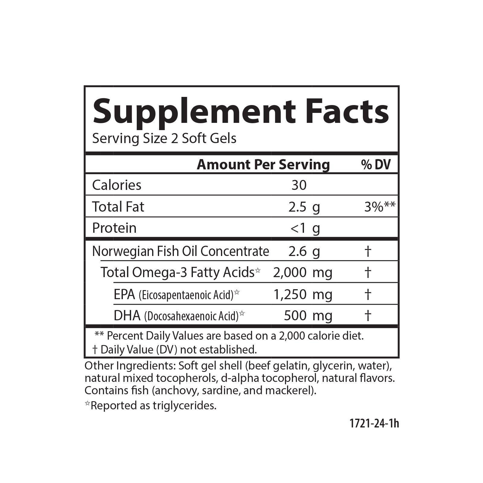 Maximum Omega 2000 - 2,000 mg Omega-3s