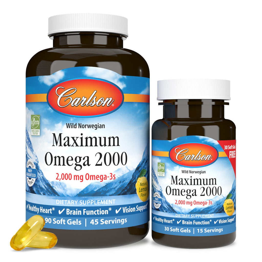 Maximum Omega 2000 - 2,000 mg Omega-3s