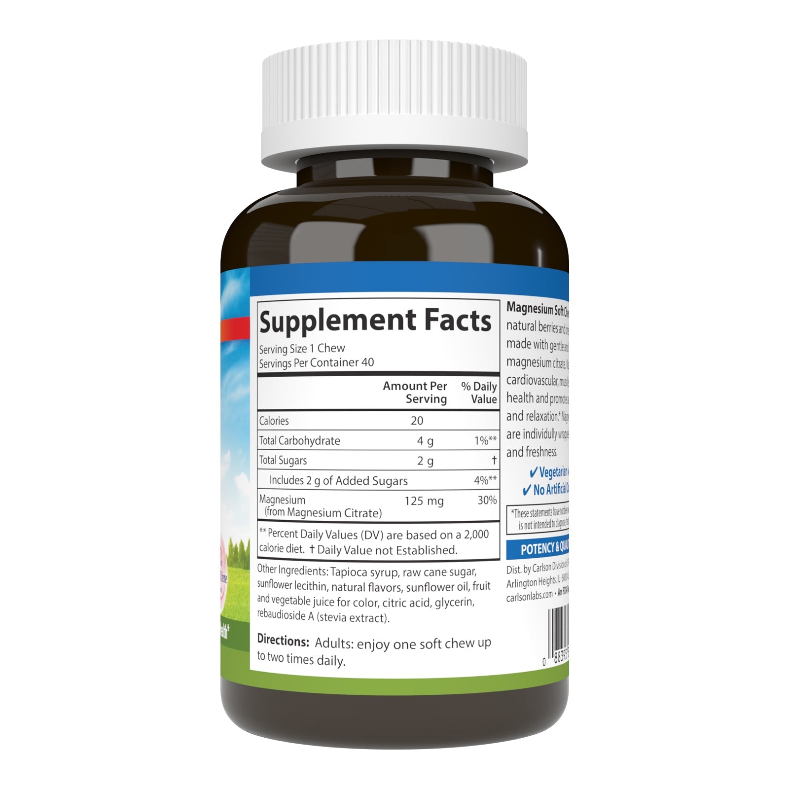 Magnesium Soft Chews - 125 mg