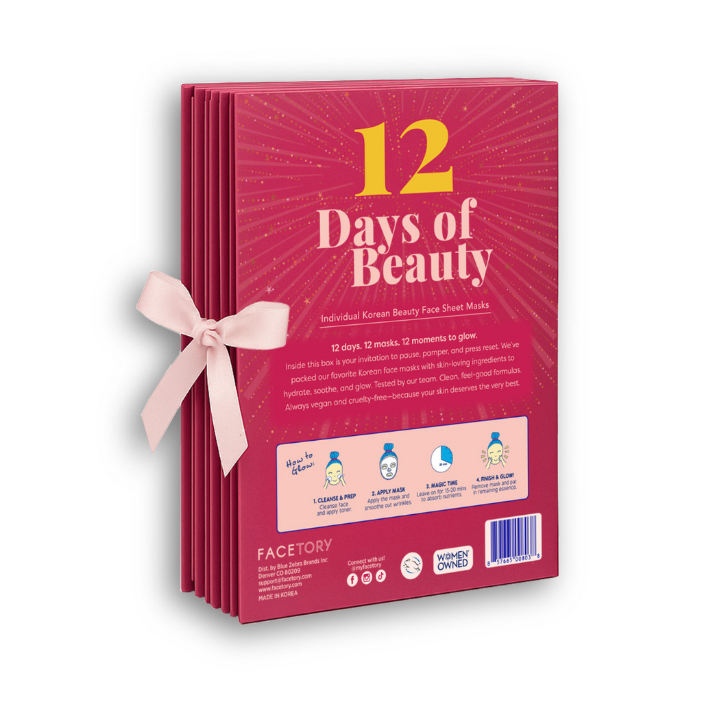 12 Days of Beauty Sheet Mask Set