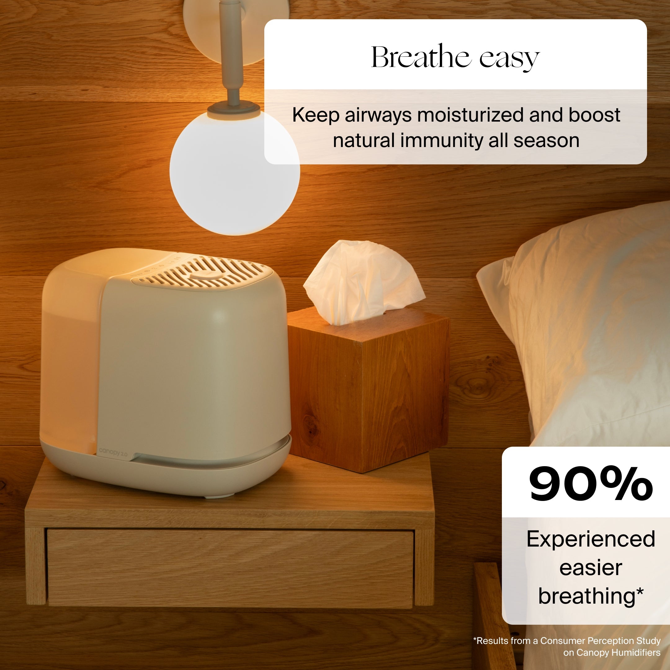 2.0 Bedside Humidifier (with Filter)