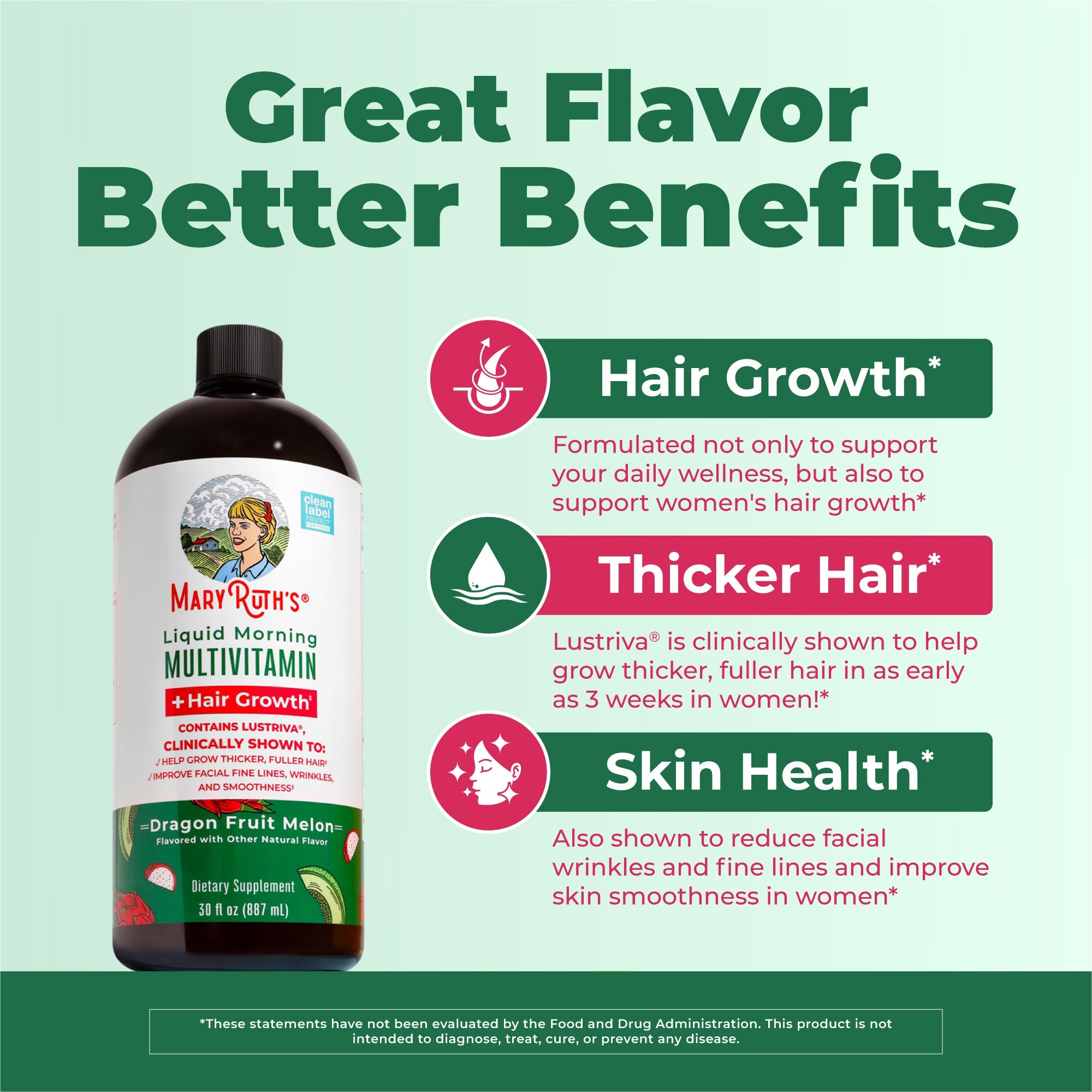 Morning Multivitamin + Hair Growth Liquid