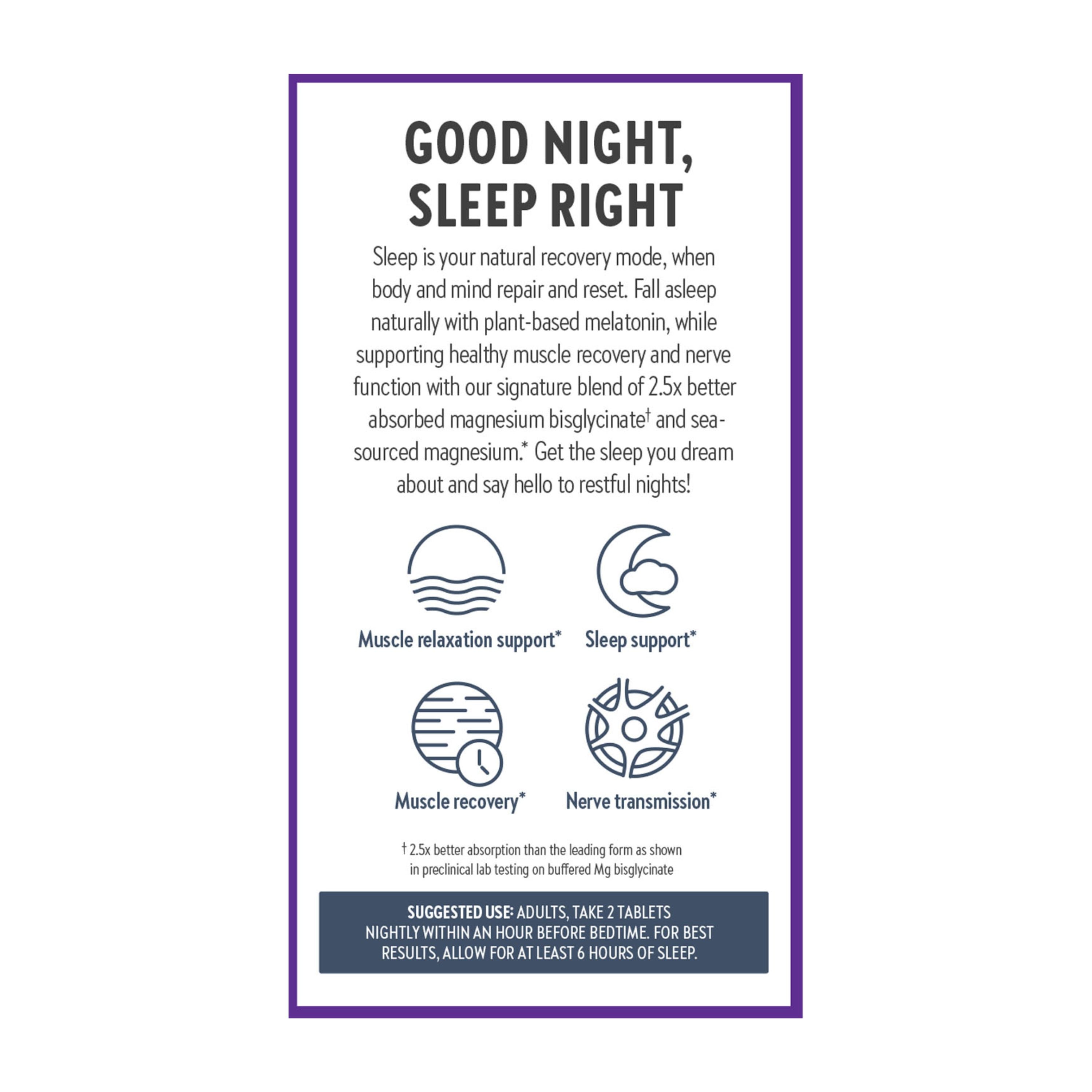 Magnesium + Melatonin