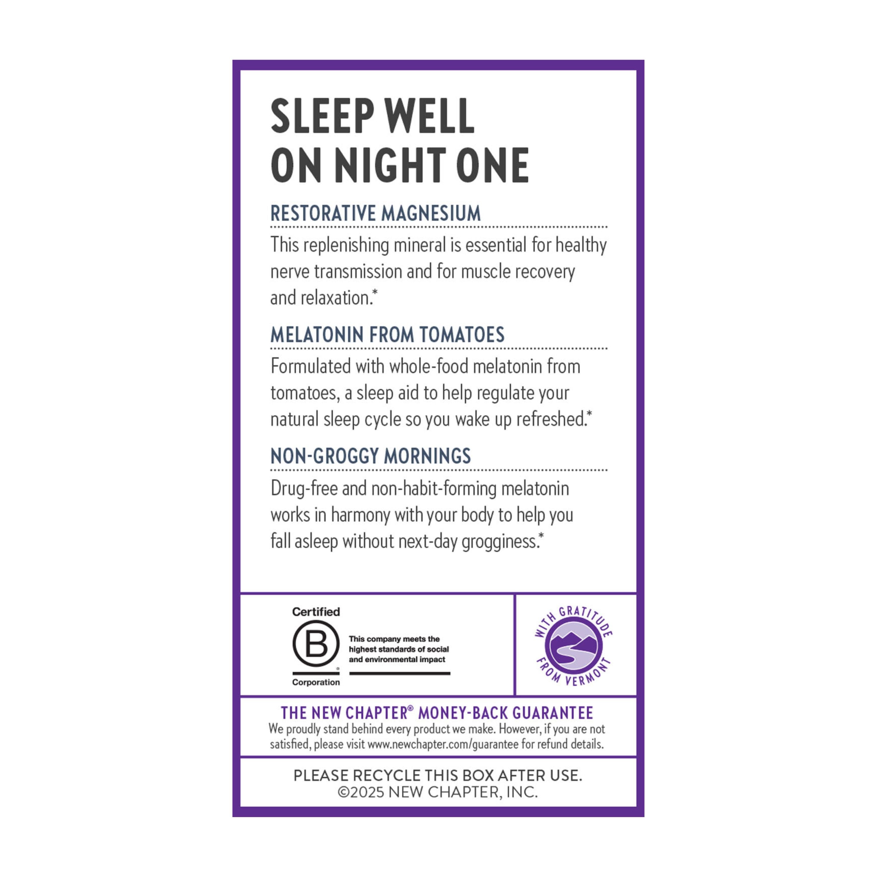 Magnesium + Melatonin