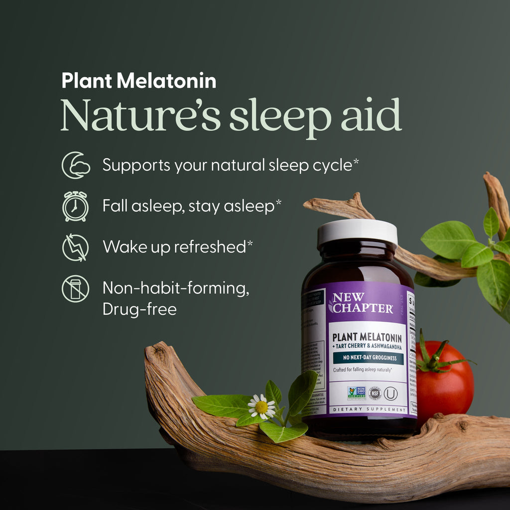 Plant Melatonin + Tart Cherry & Ashwagandha Tablet