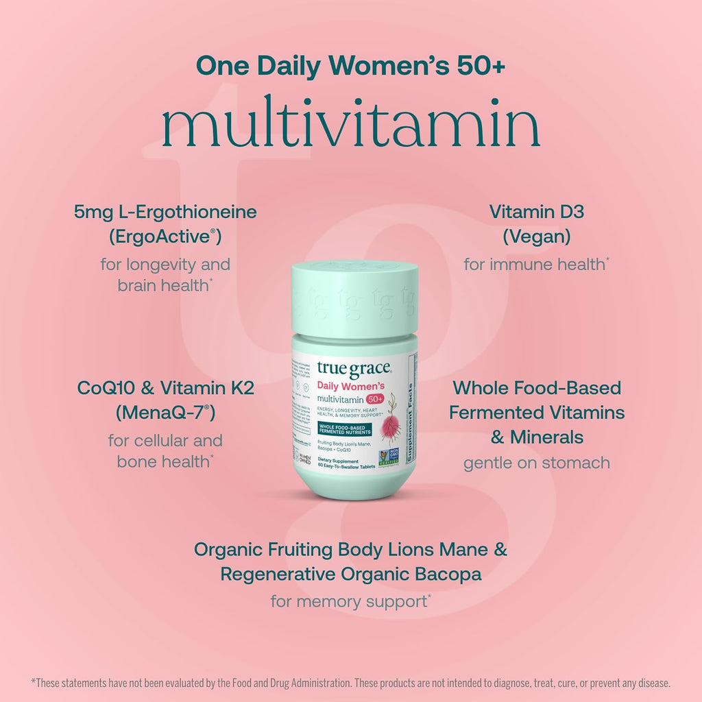 Daily Women’s 50+ Multivitamin Tablets - Longevity & Memory Support*