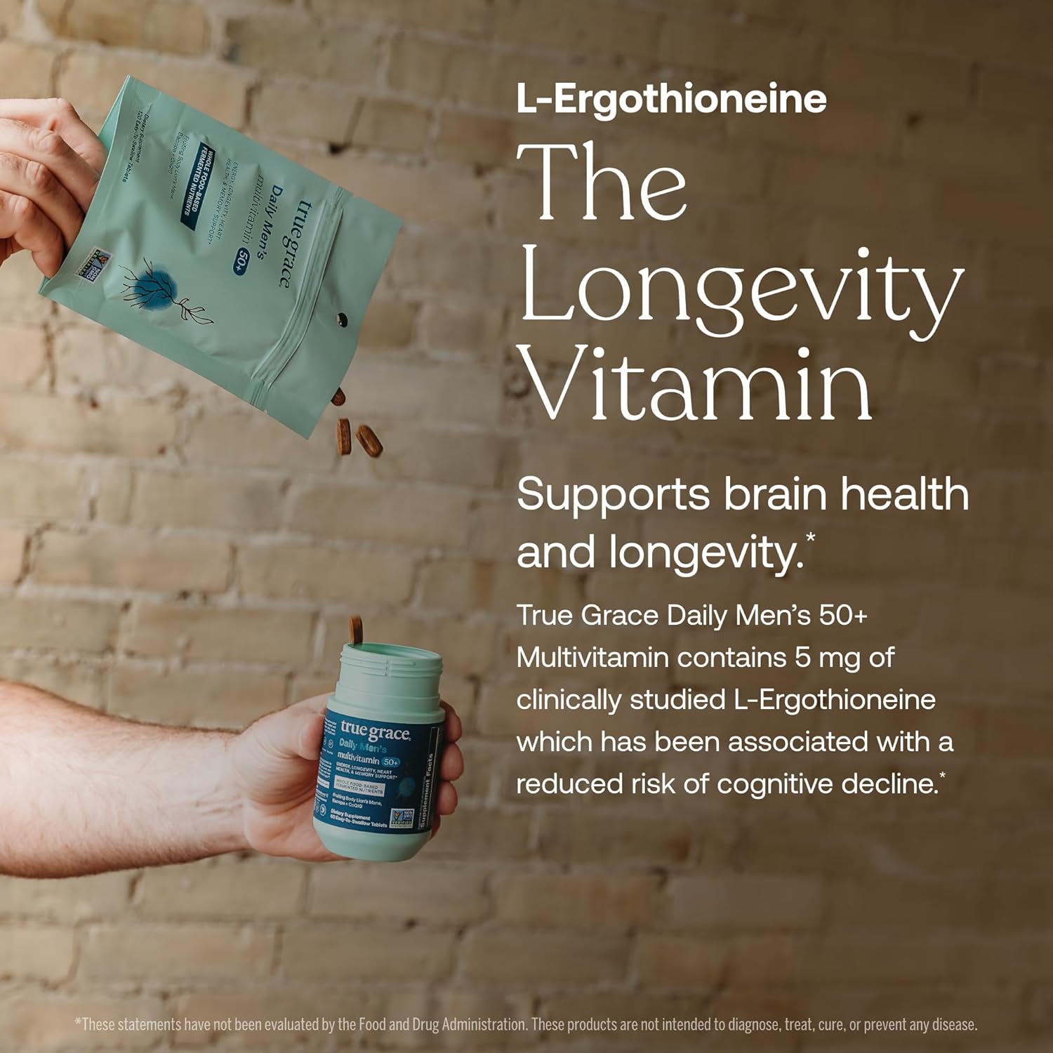 Daily Men’s 50+ Multivitamin Tablets - Refill Pouch
