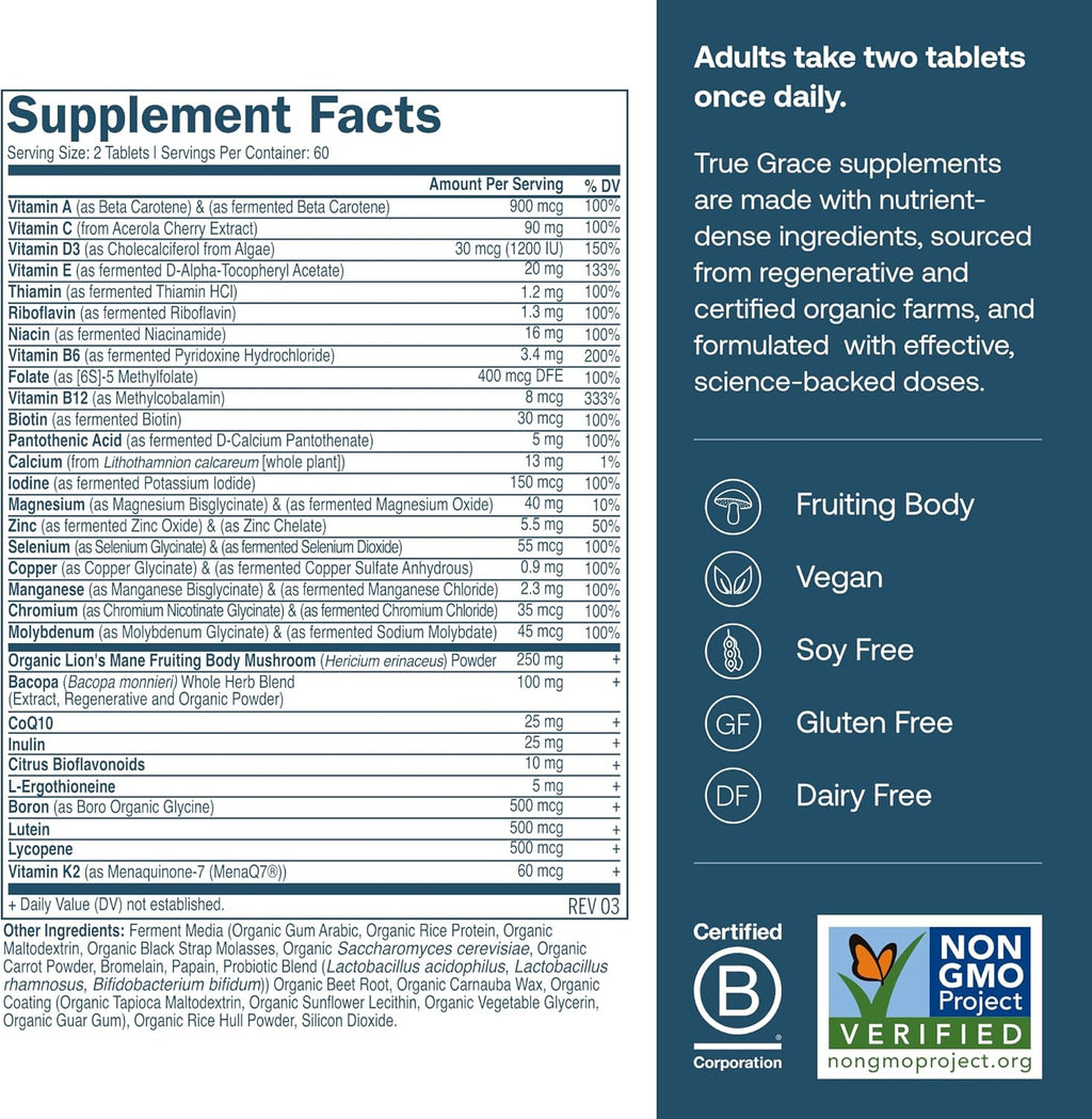 Daily Men’s 50+ Multivitamin Tablets - Refill Pouch