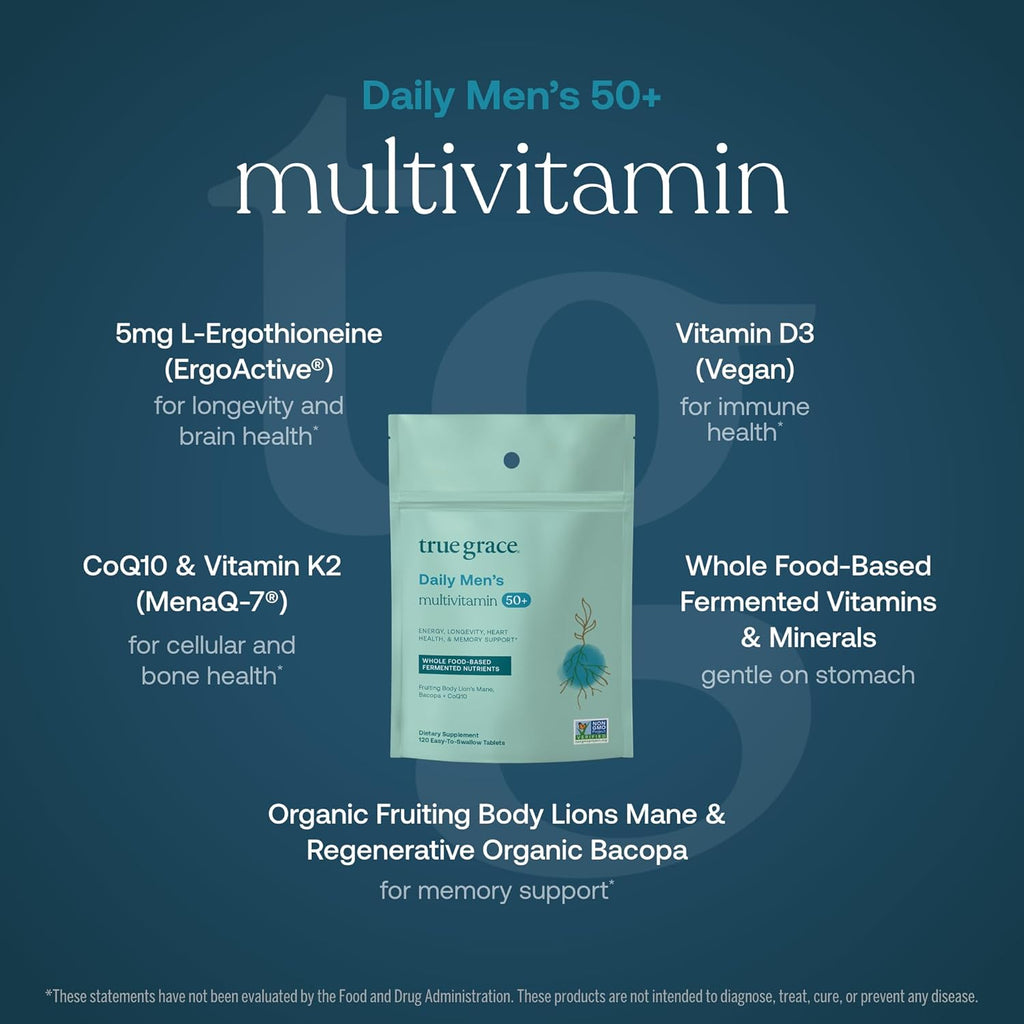 Daily Men’s 50+ Multivitamin Tablets - Refill Pouch
