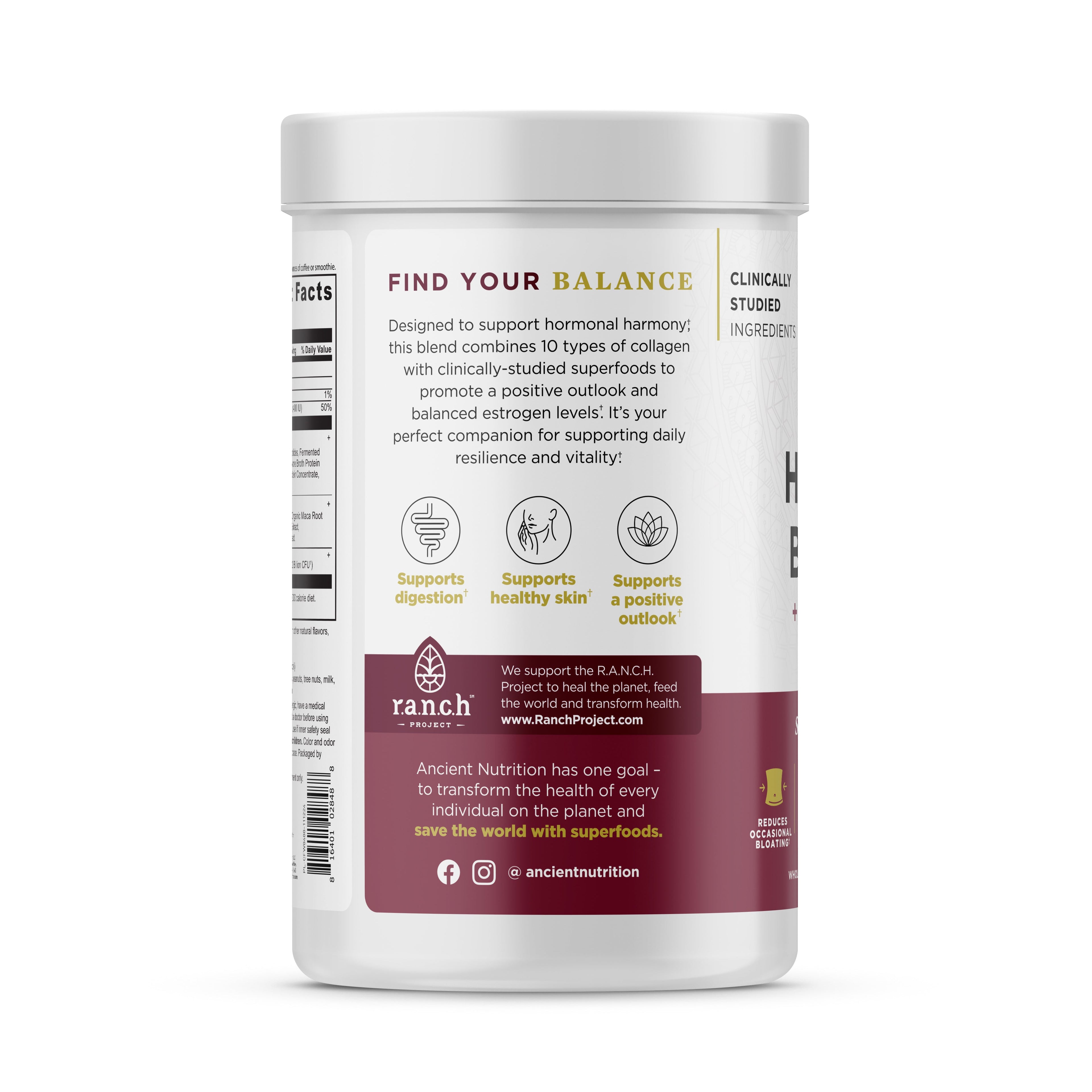 Hormone Balance + Collagen Vanilla Powder