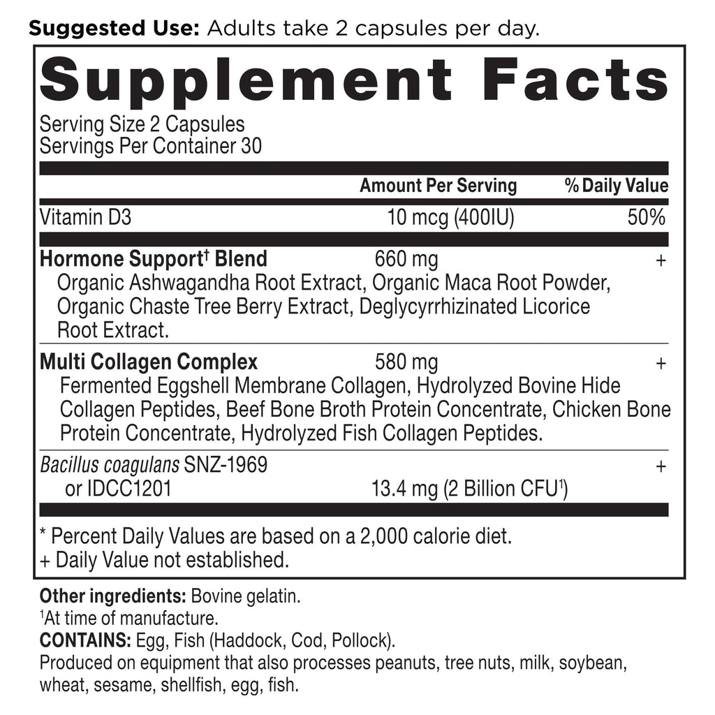 Hormone Balance + Collagen Capsules