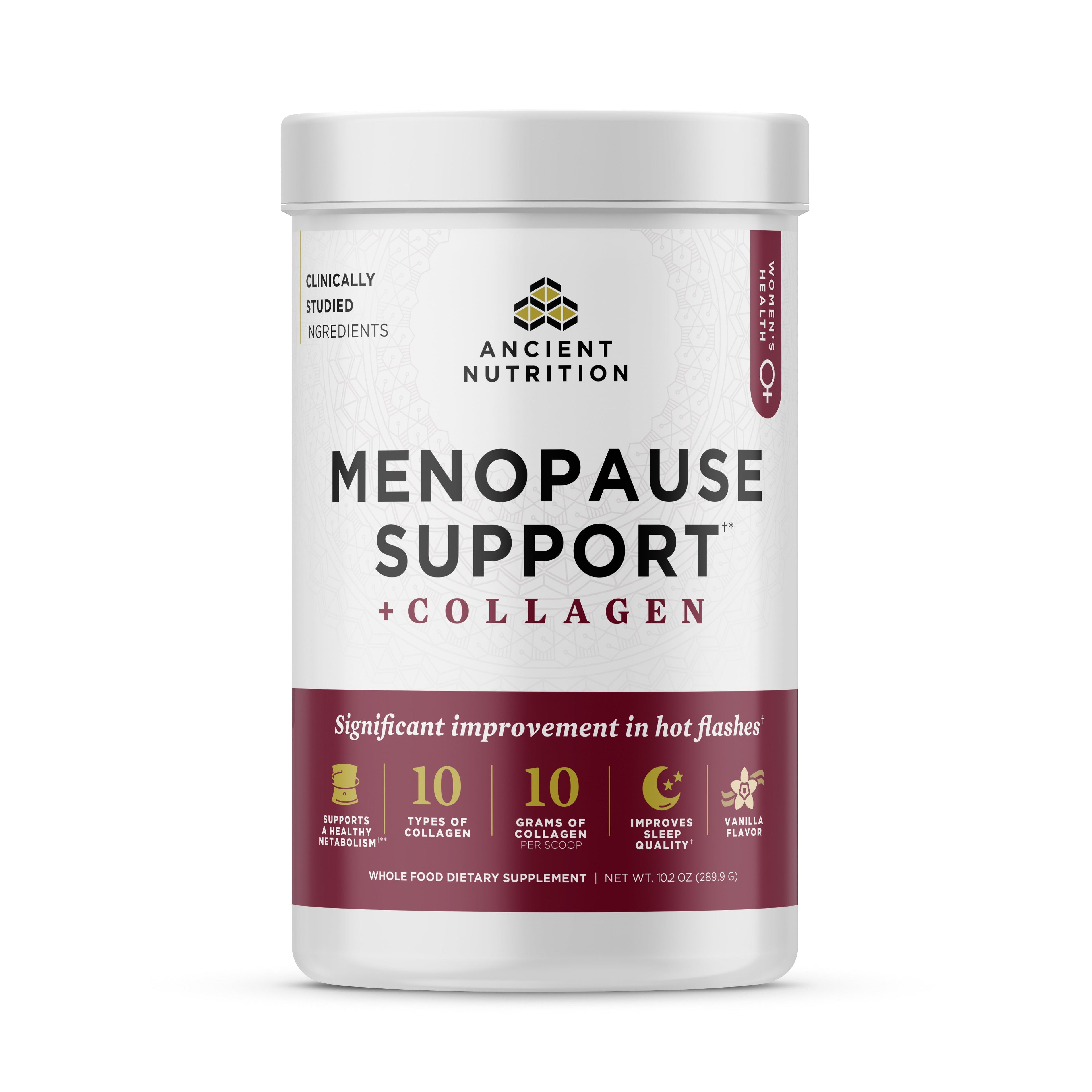Menopause Support + Collagen Vanilla Powder