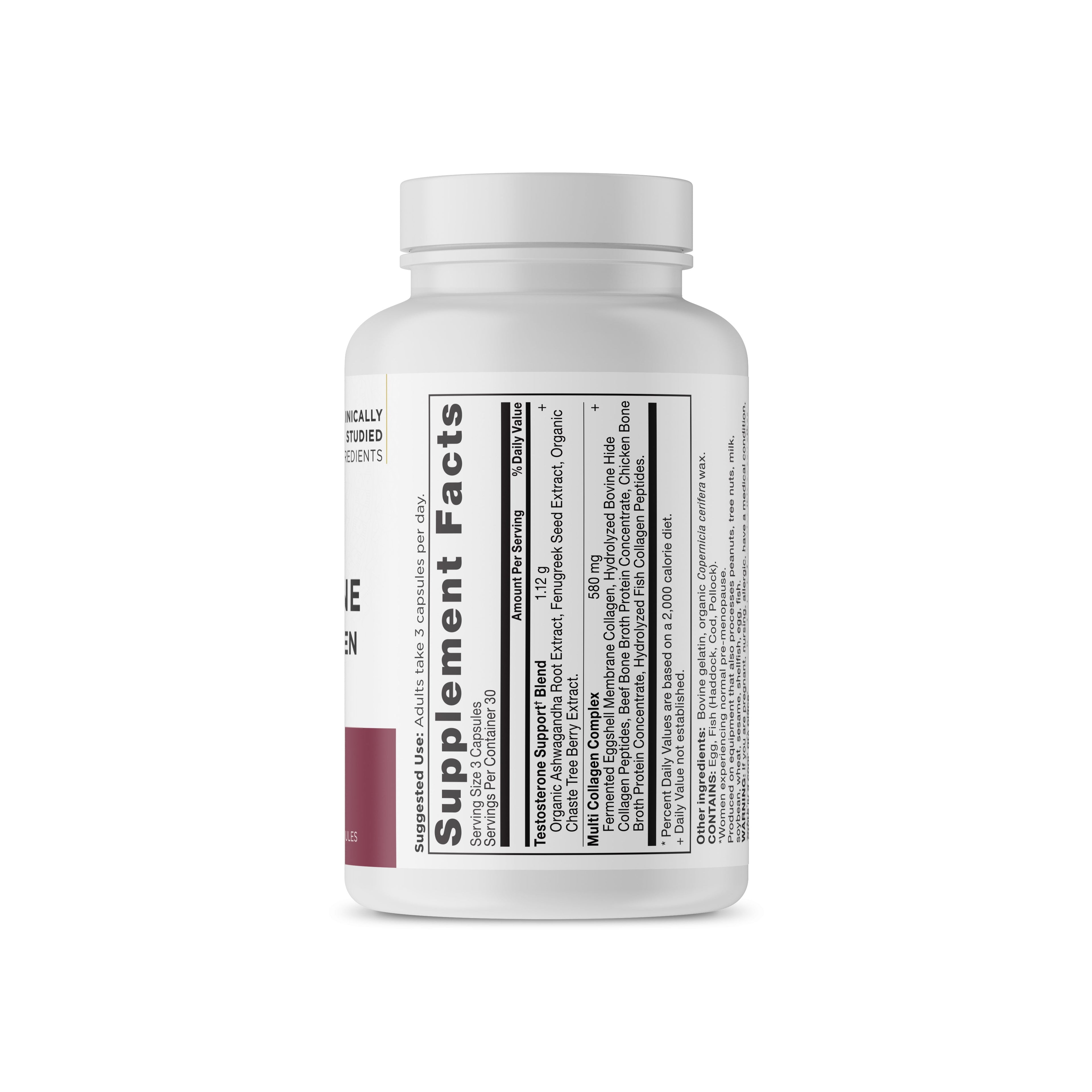Testosterone Support for Women + Collagen Capsules