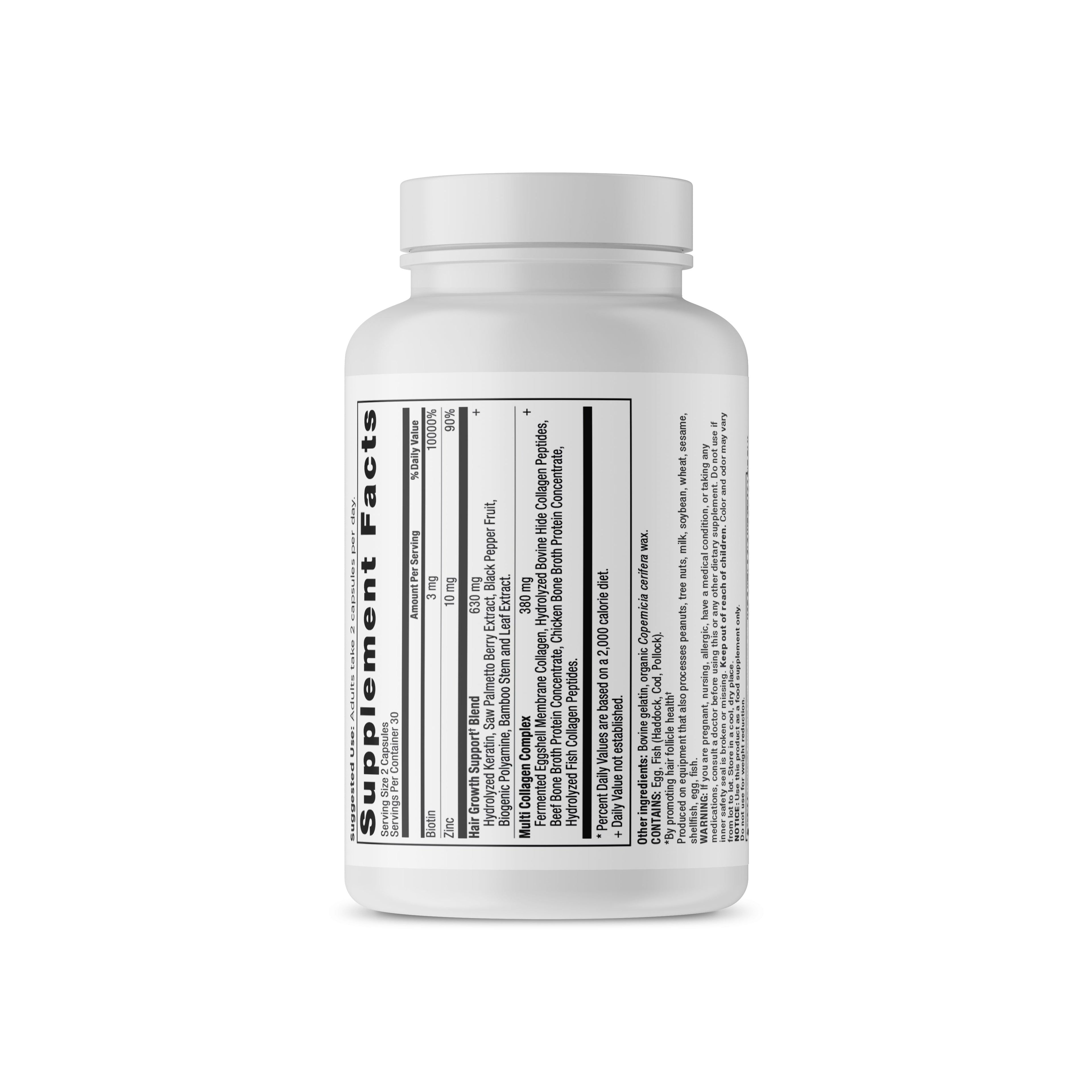 Hair Growth + Collagen Capsules