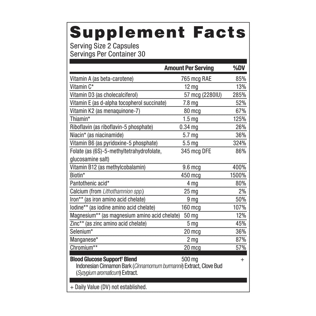 Ancient Multi Blood Sugar Support Capsules