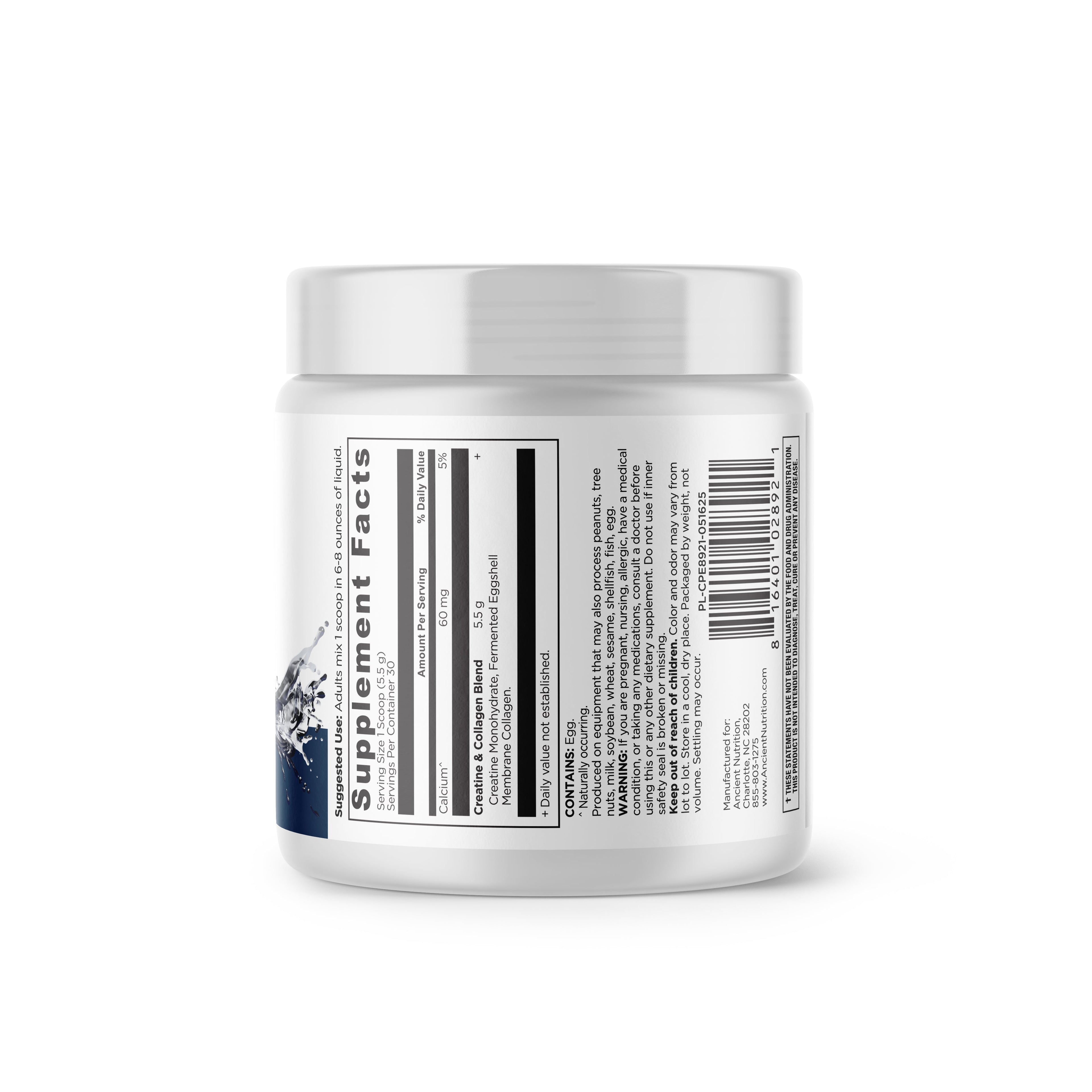 Creatine + Collagen + Electrolytes Powder