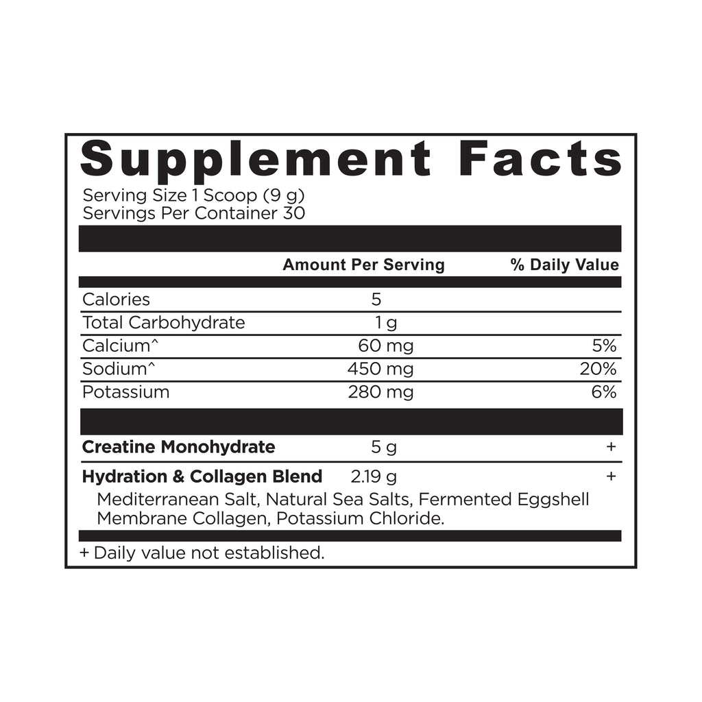 Creatine + Collagen + Electrolytes Powder