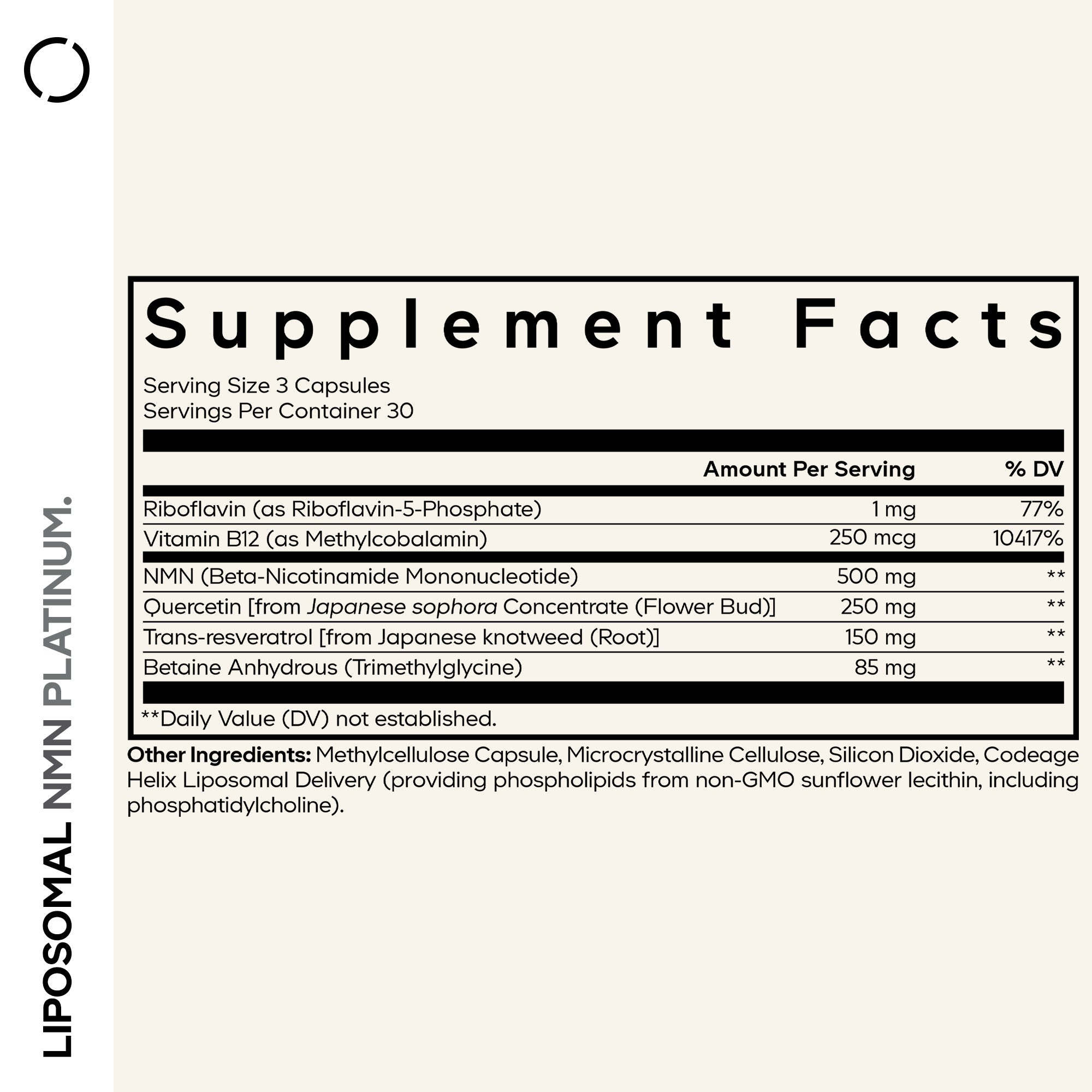Liposomal NMN Platinum