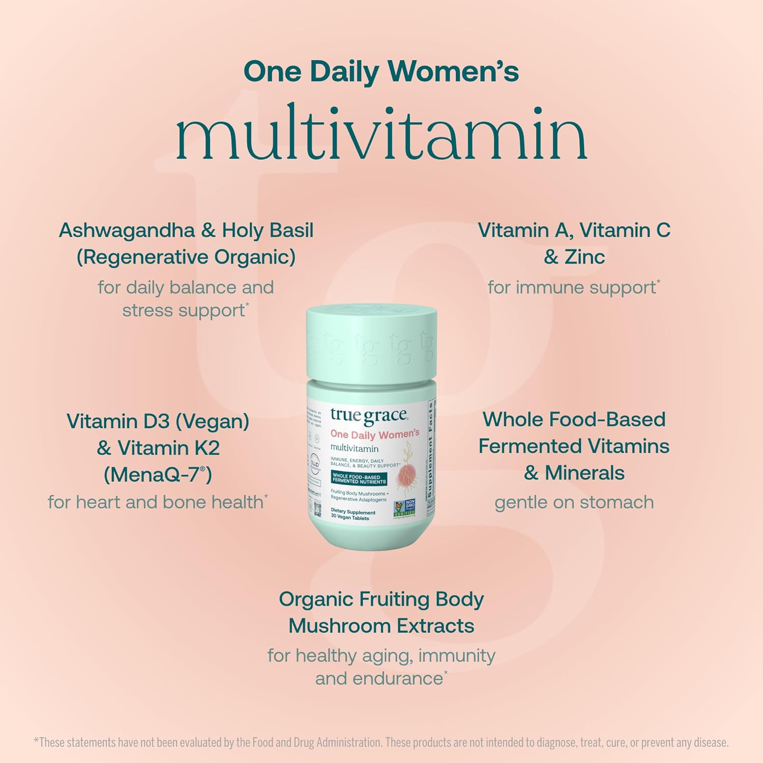 One Daily Women's Multivitamin Tablets - Immune, Energy, Daily Balance & Beauty Support*