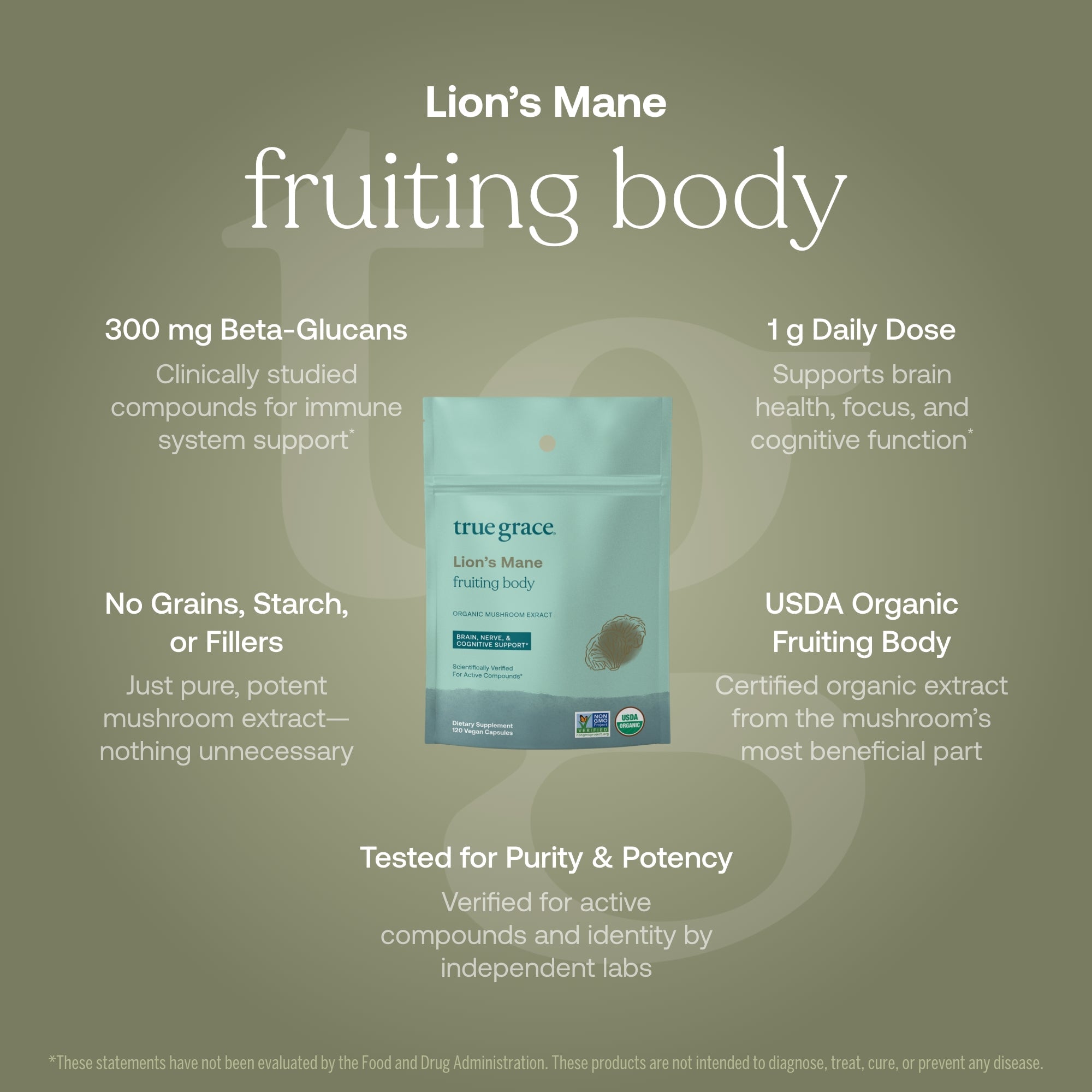 Lion’s Mane Capsules - Refill Pouch