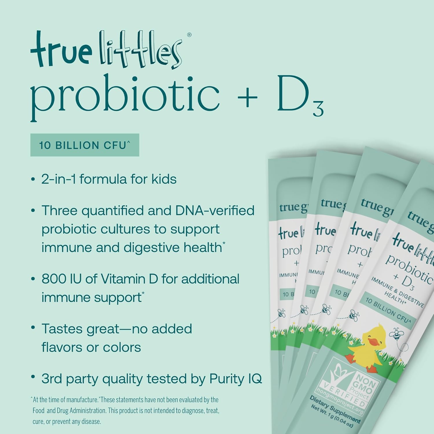 True Littles™ Probiotic + D3 Packets - Immune & Digestive Health*