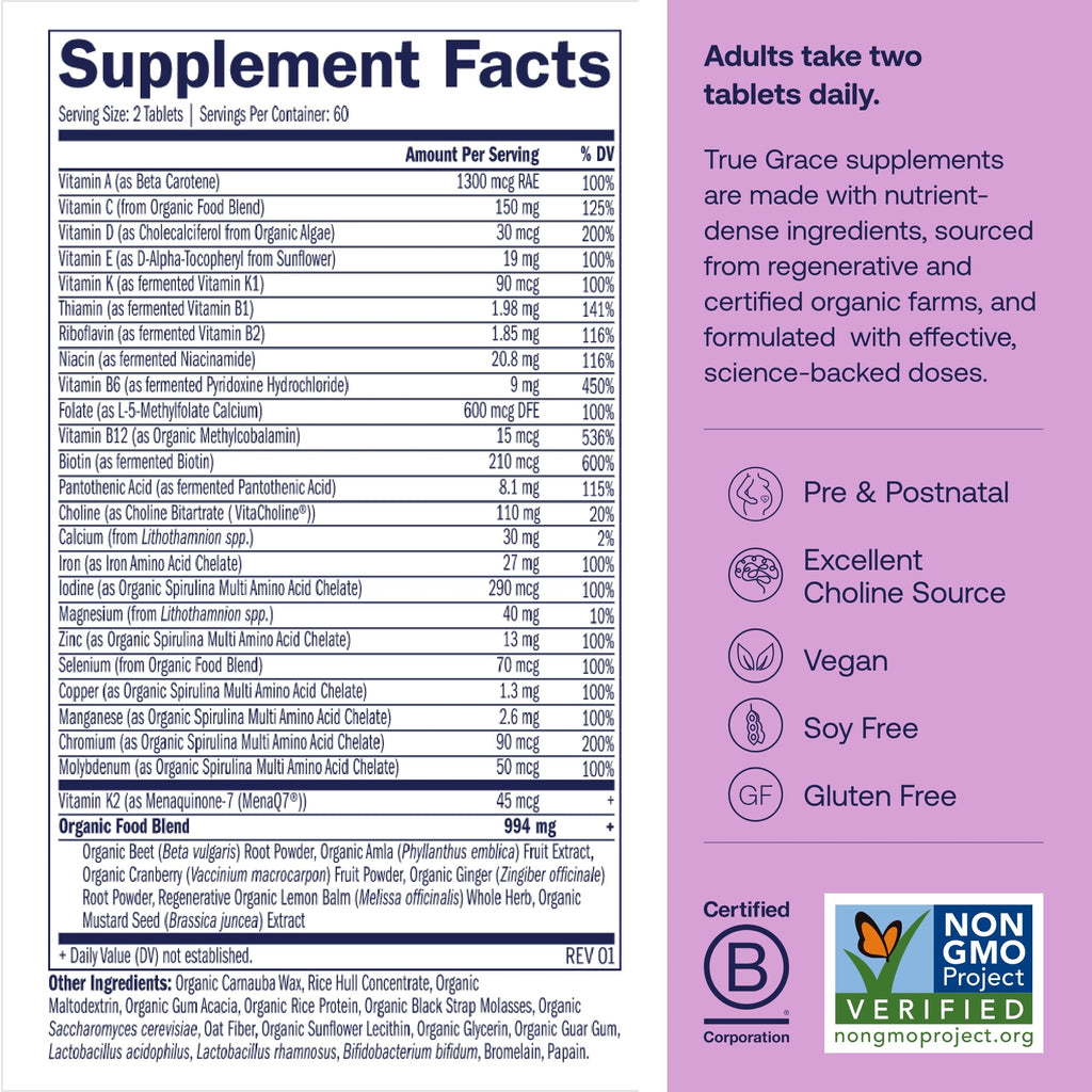 Prenatal Multivitamin Tablets - Refill Pouch