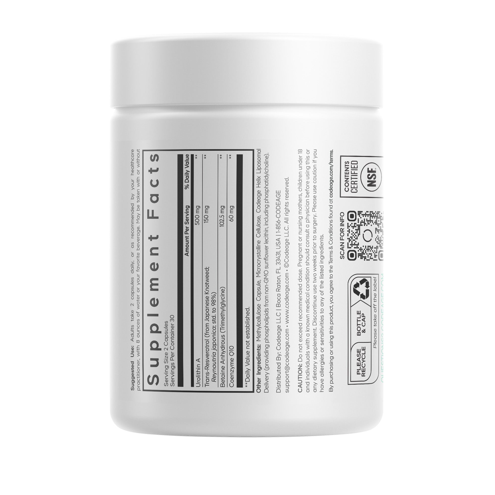 Liposomal Urolithin A