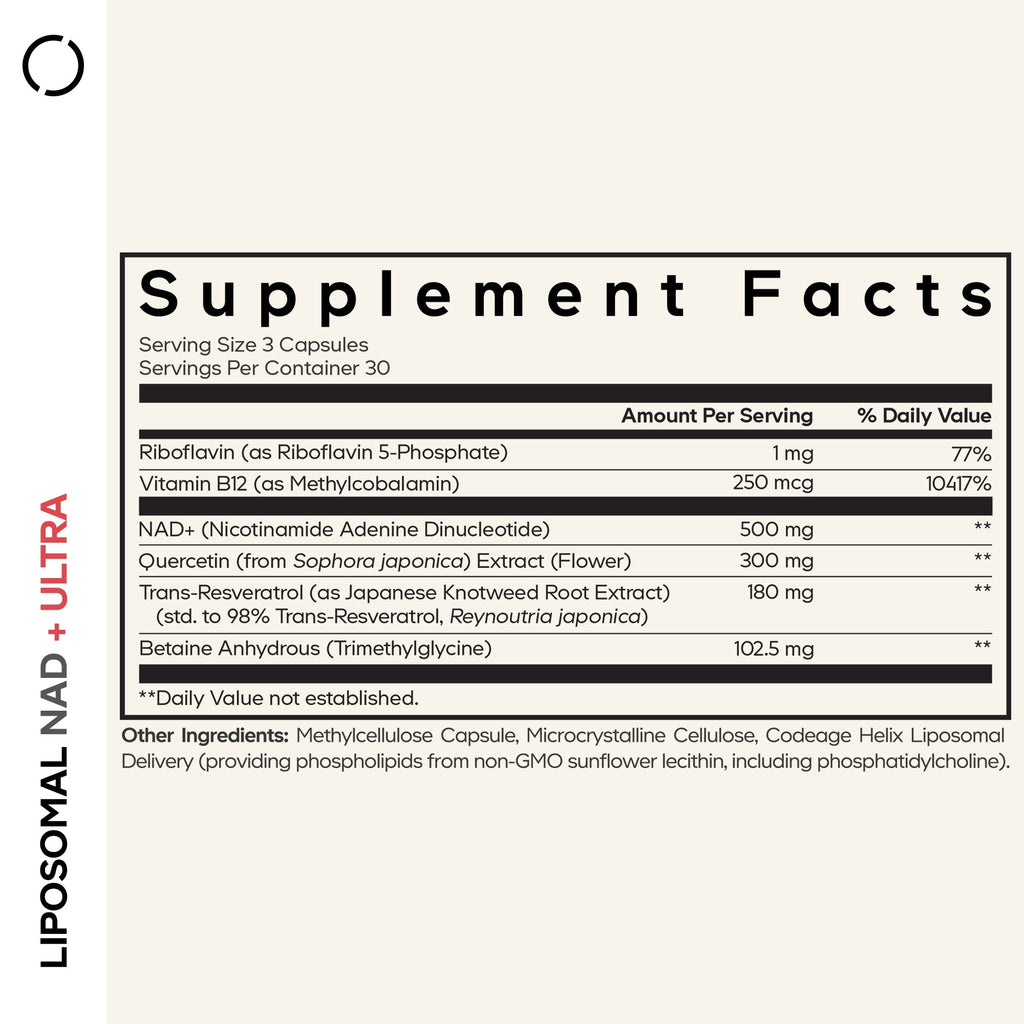 Liposomal NAD+ Ultra
