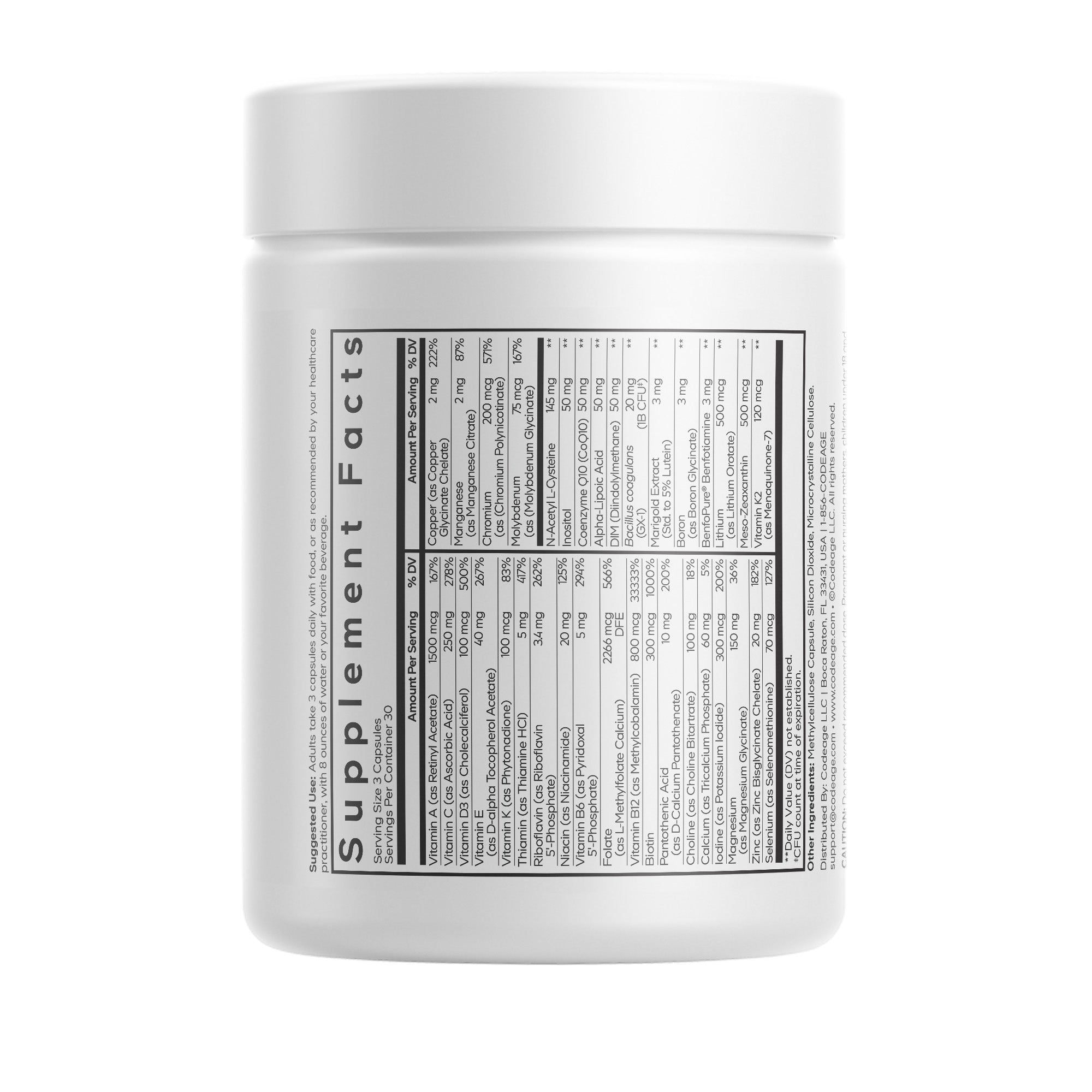 Methylated Multivitamin+ Capsules