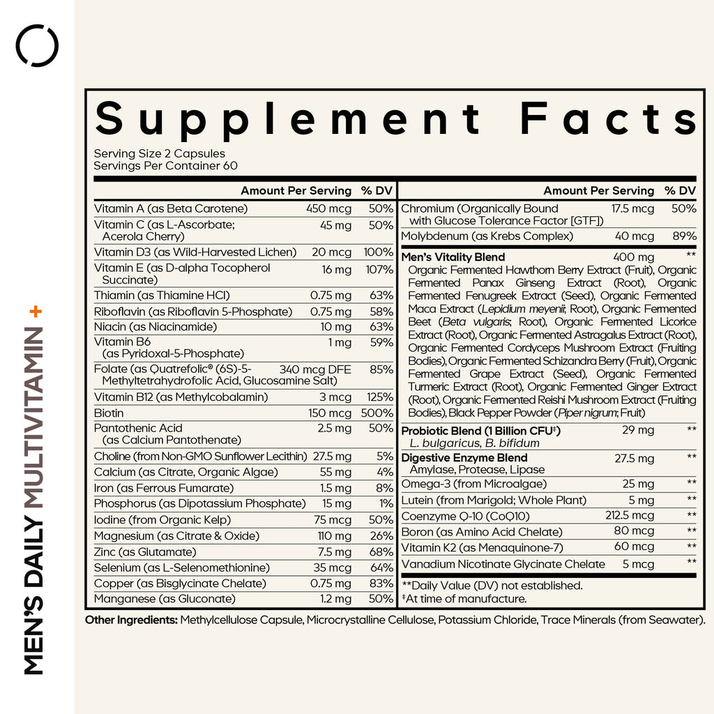 Men's Fermented Multivitamin+