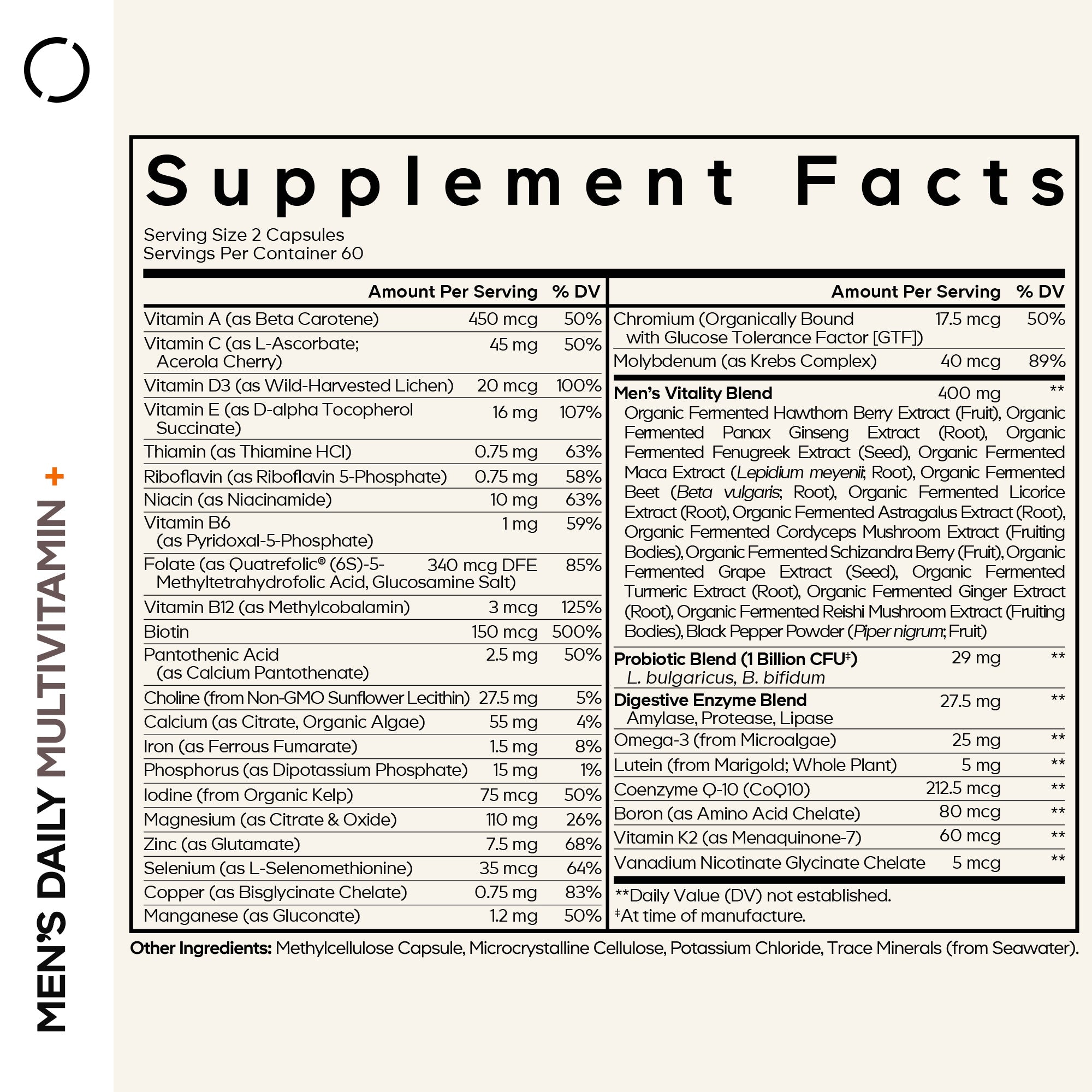 Men's Fermented Multivitamin+