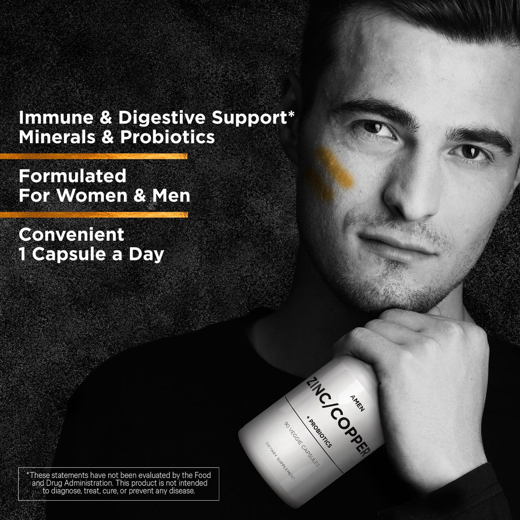 Amen Zinc Copper with Probiotics